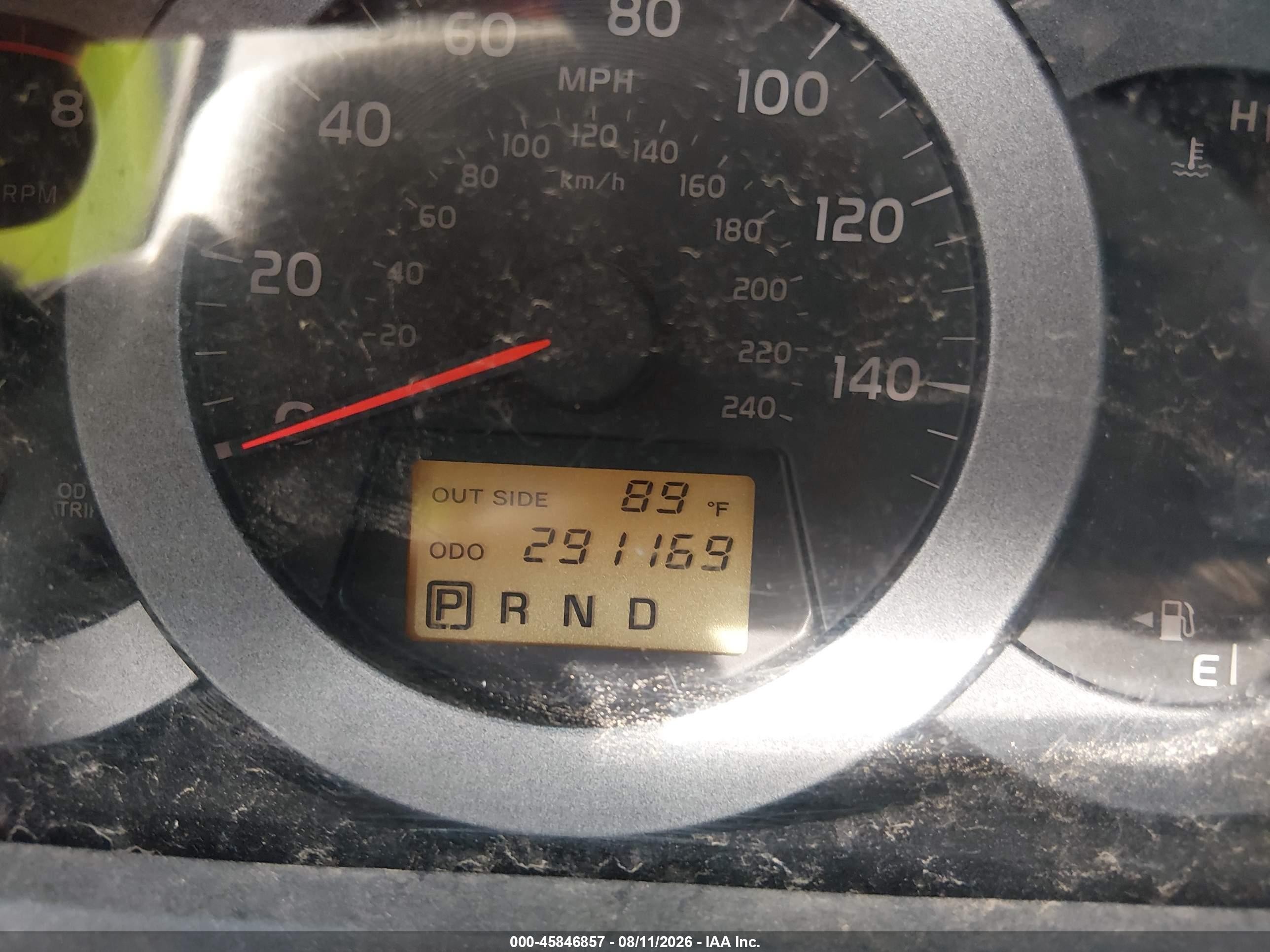 2007 Toyota Rav4 Base V6 (a5) Red vin: JTMZK33V075014410