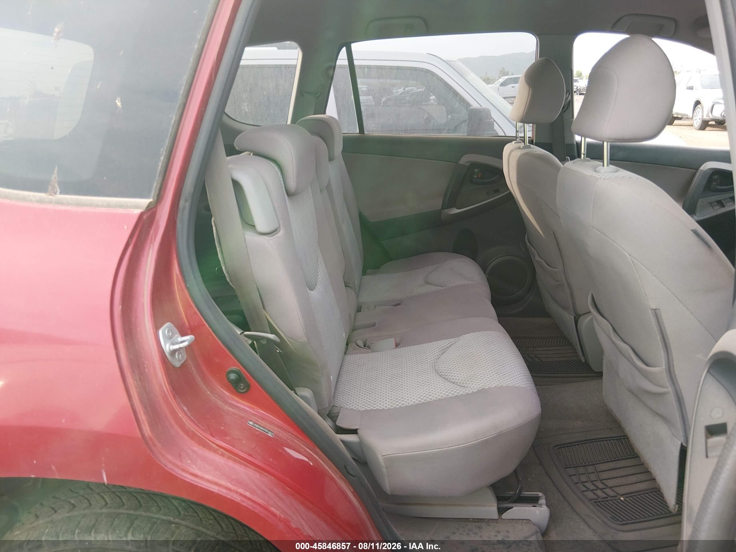 2007 Toyota Rav4 Base V6 (a5) Red vin: JTMZK33V075014410
