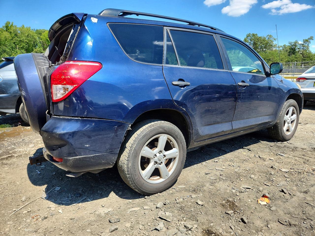 2007 Toyota Rav4 Base Blue vin: JTMZK33V076004972