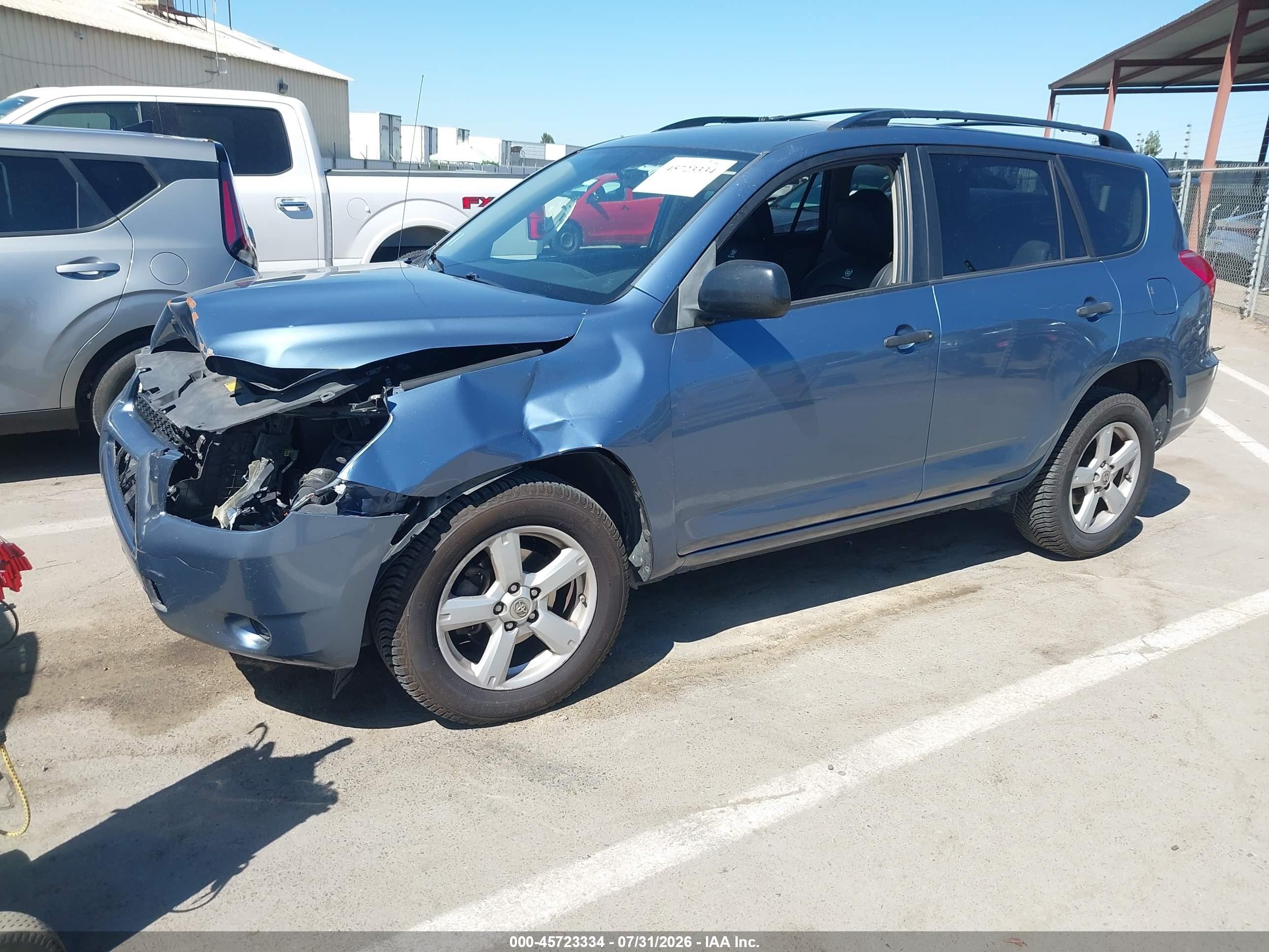 2007 Toyota Rav4 Base V6 (a5) Blue vin: JTMZK33V076007595