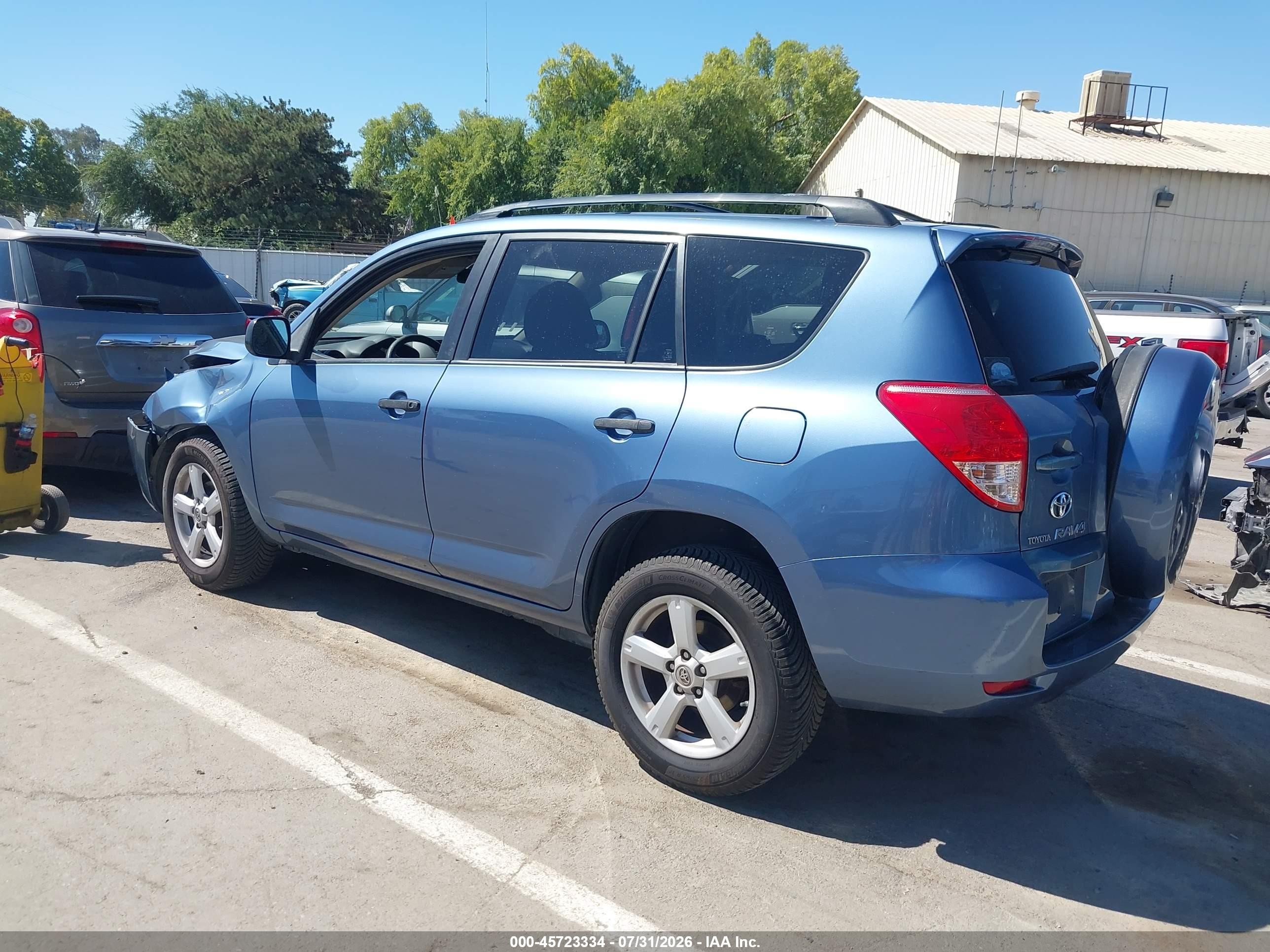 2007 Toyota Rav4 Base V6 (a5) Blue vin: JTMZK33V076007595