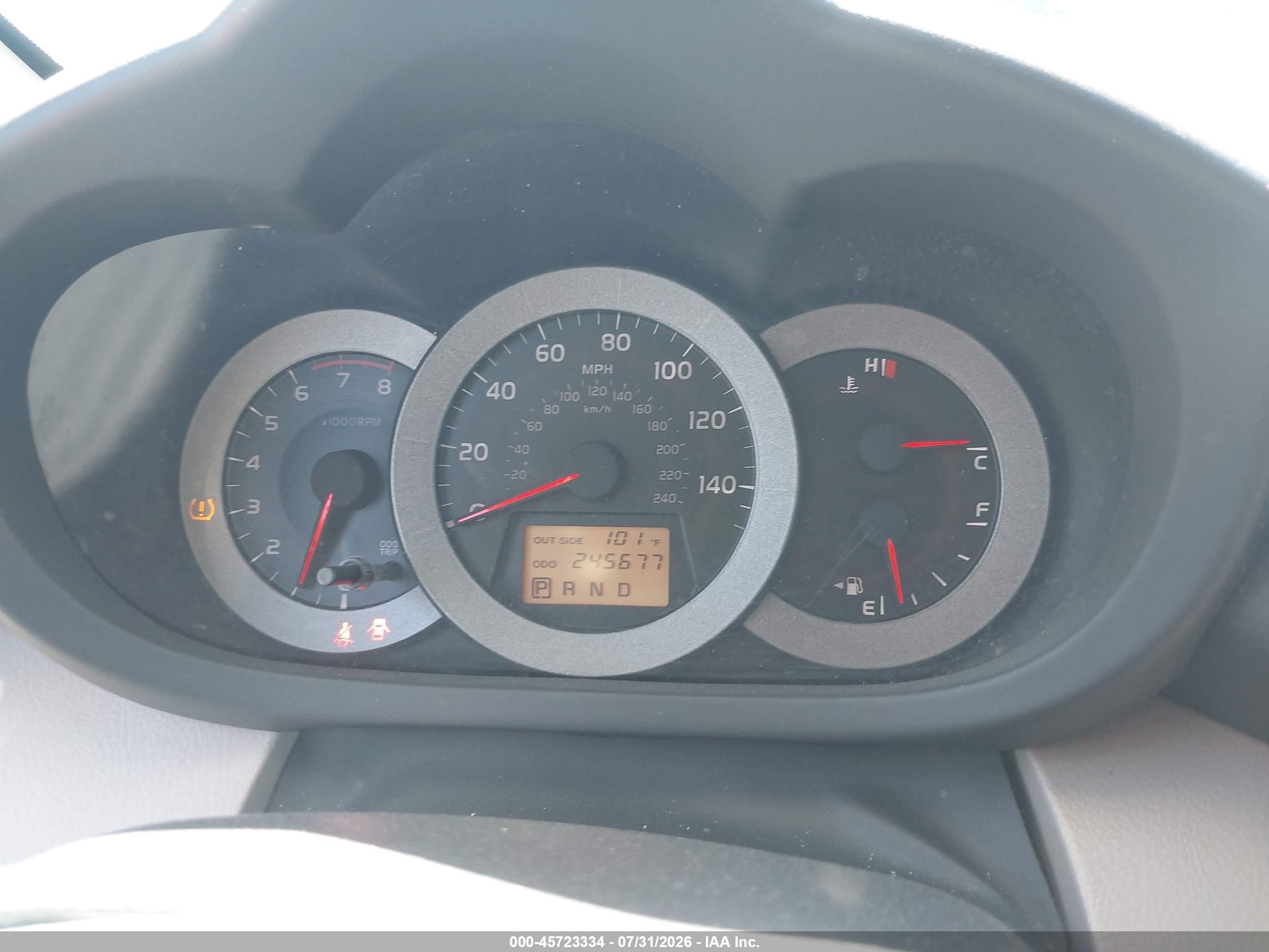 2007 Toyota Rav4 Base V6 (a5) Blue vin: JTMZK33V076007595