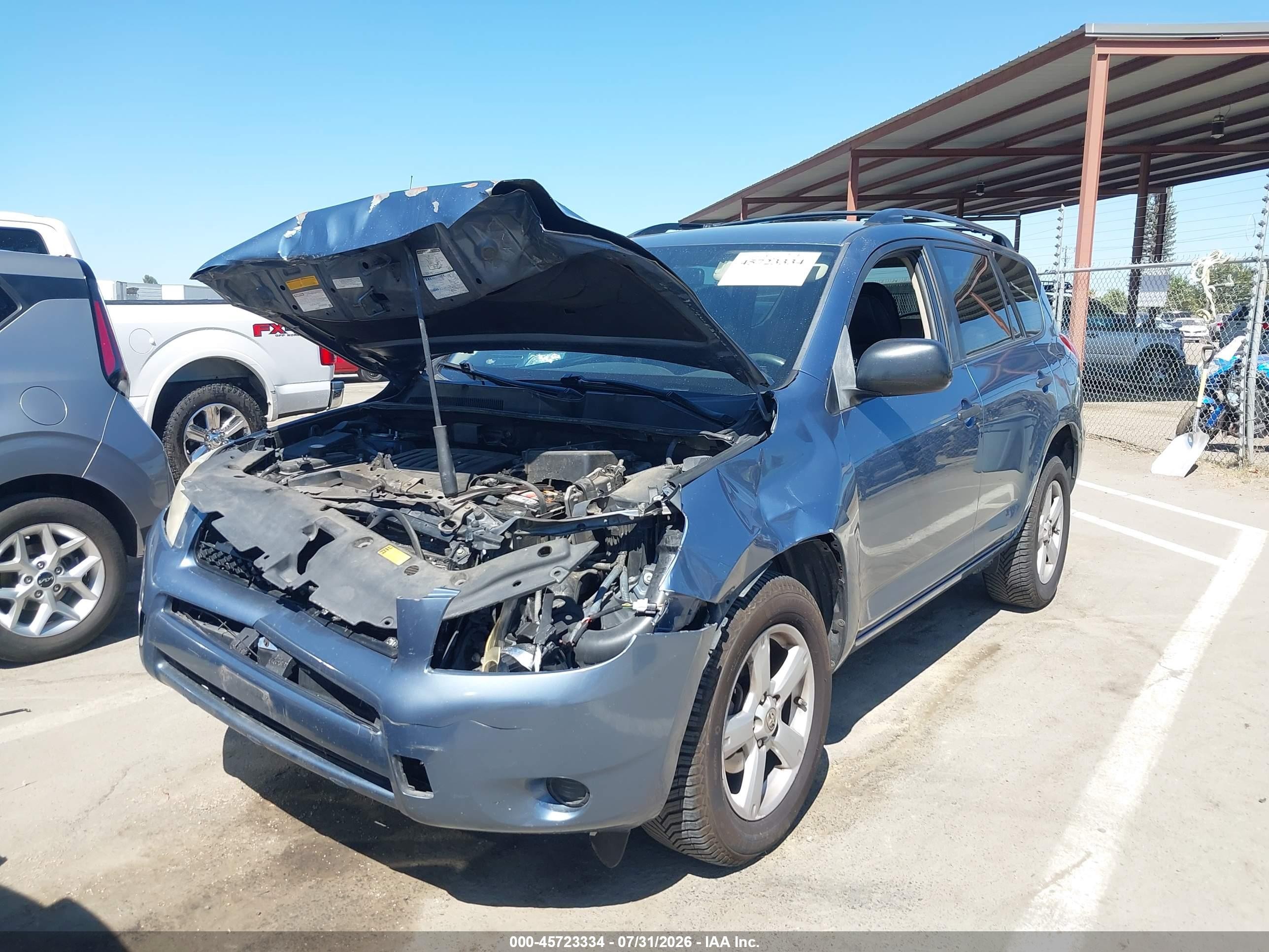 2007 Toyota Rav4 Base V6 (a5) Blue vin: JTMZK33V076007595