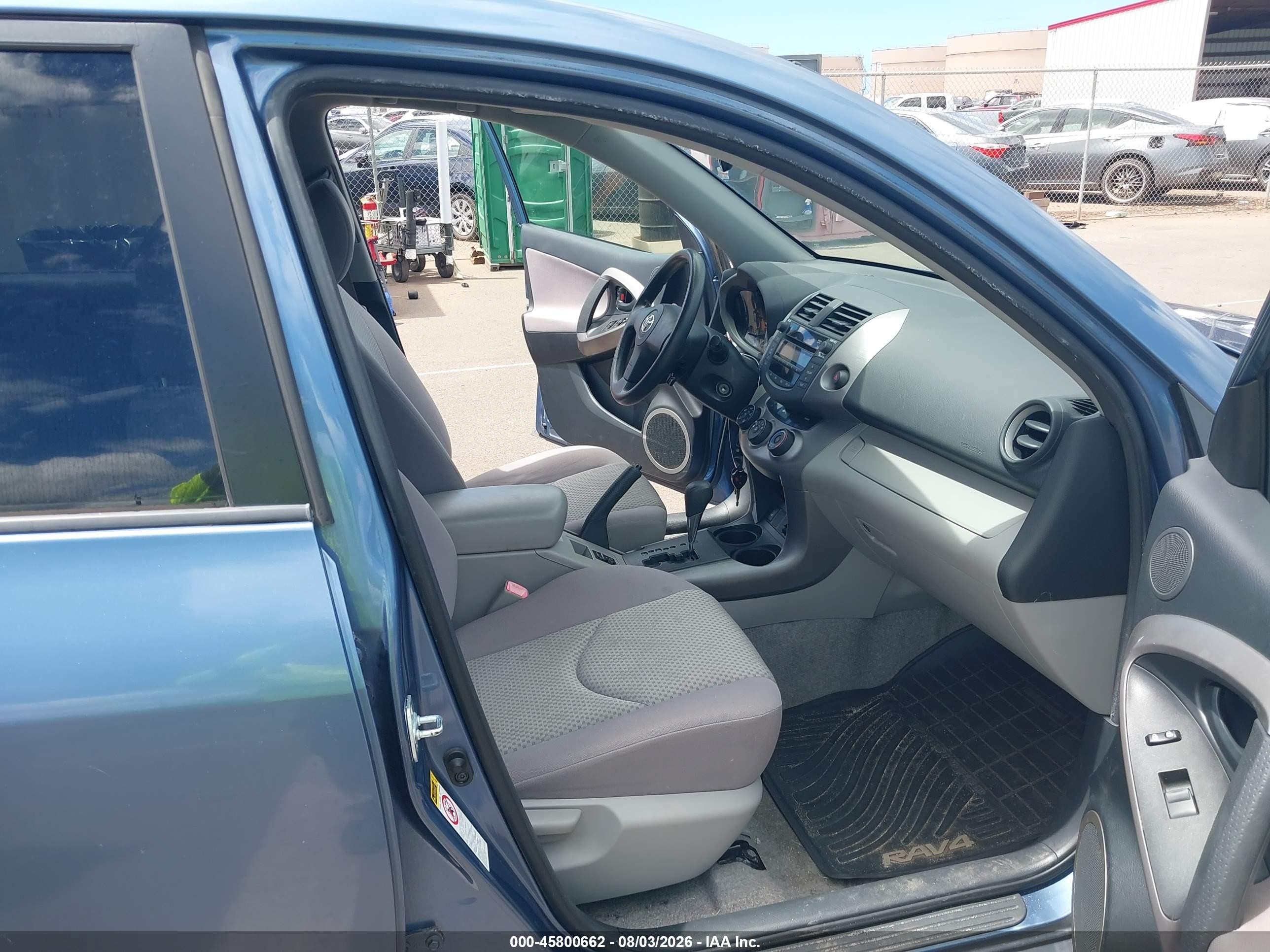2008 Toyota Rav4 Base V6 Blue vin: JTMZK33V085016952