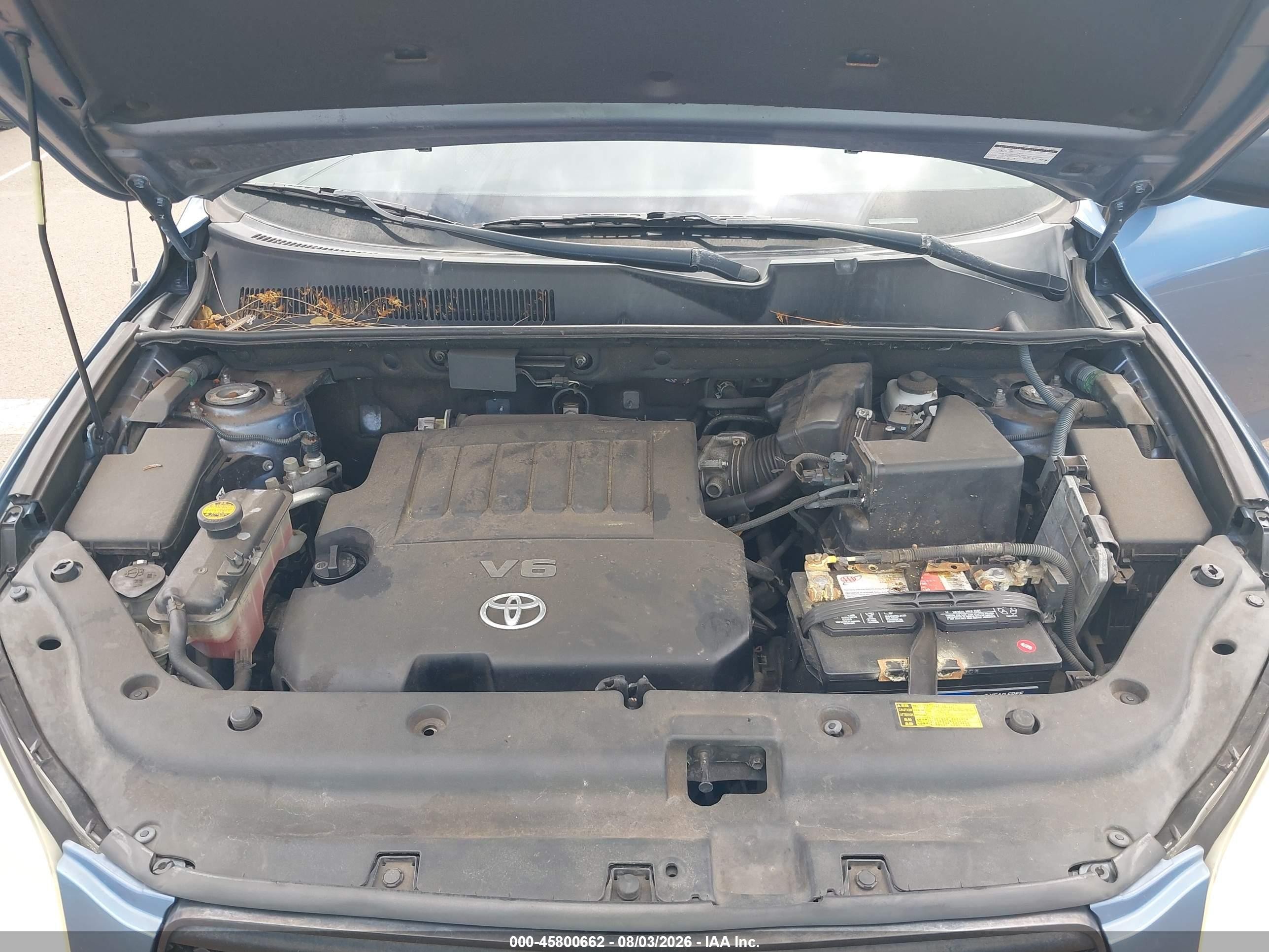 2008 Toyota Rav4 Base V6 Blue vin: JTMZK33V085016952