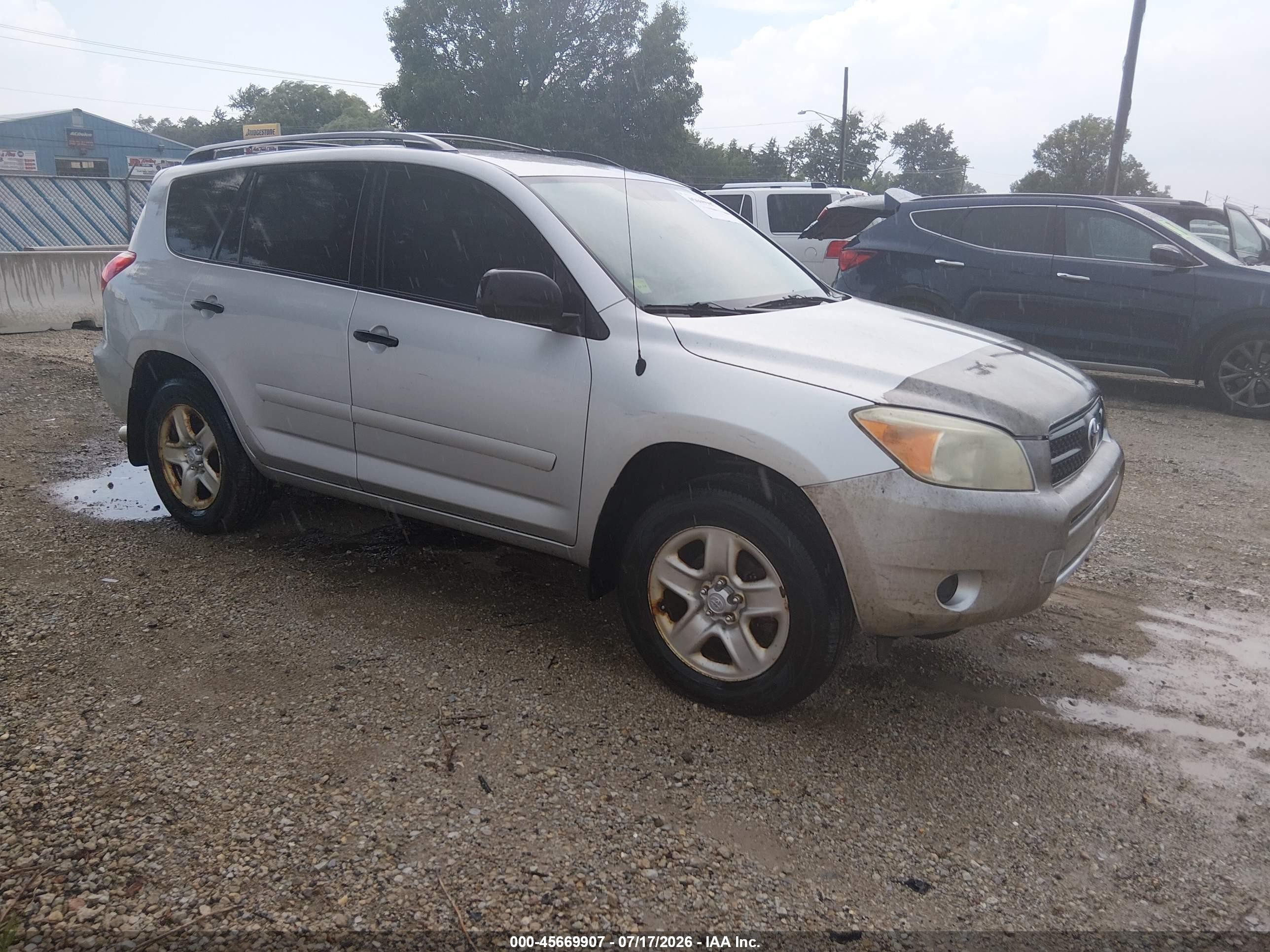 2007 Toyota Rav4 Base V6 (a5) Silver vin: JTMZK33V175015484