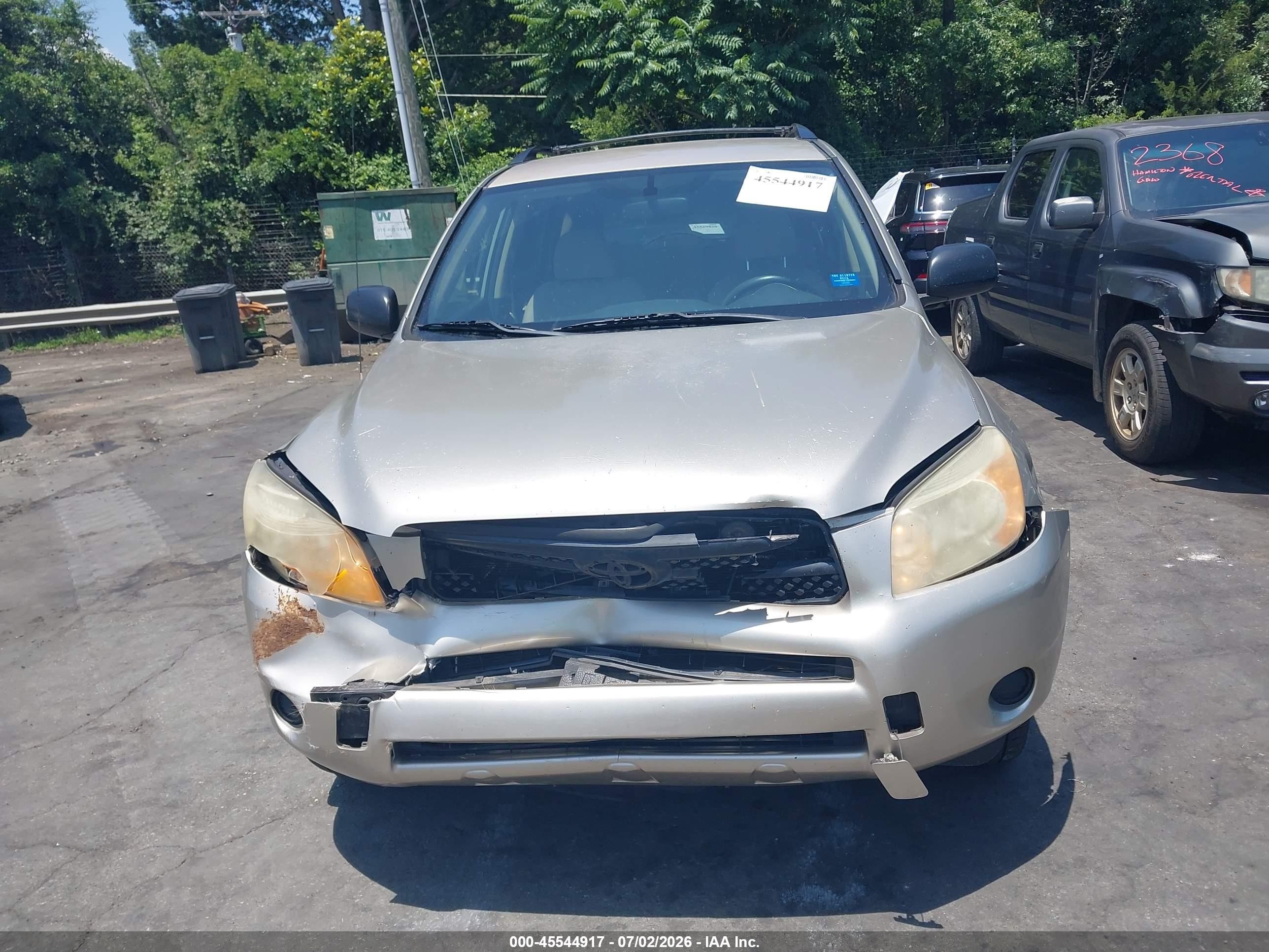 2008 Toyota Rav4 Base V6 Silver vin: JTMZK33V186012466
