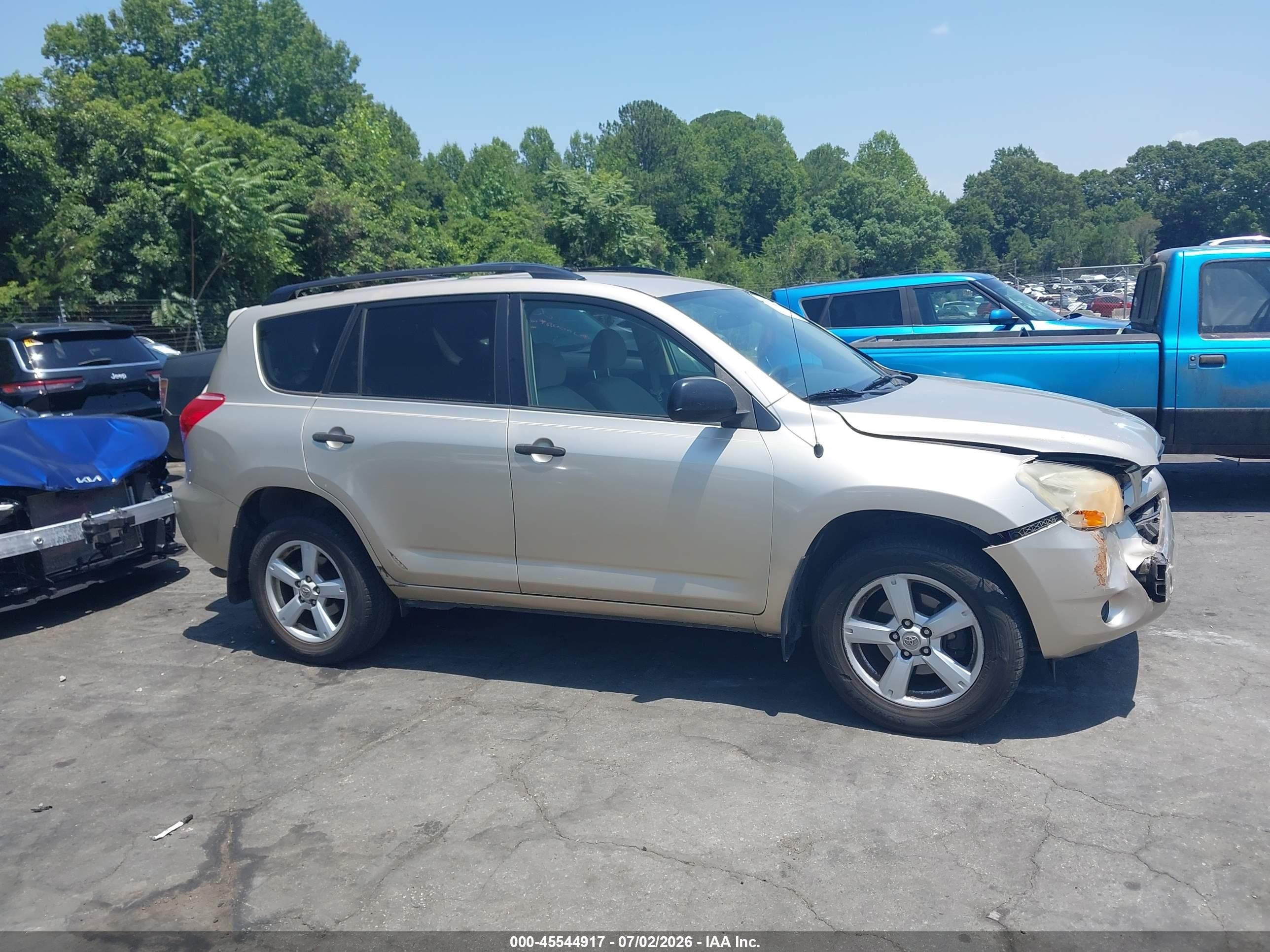 2008 Toyota Rav4 Base V6 Silver vin: JTMZK33V186012466