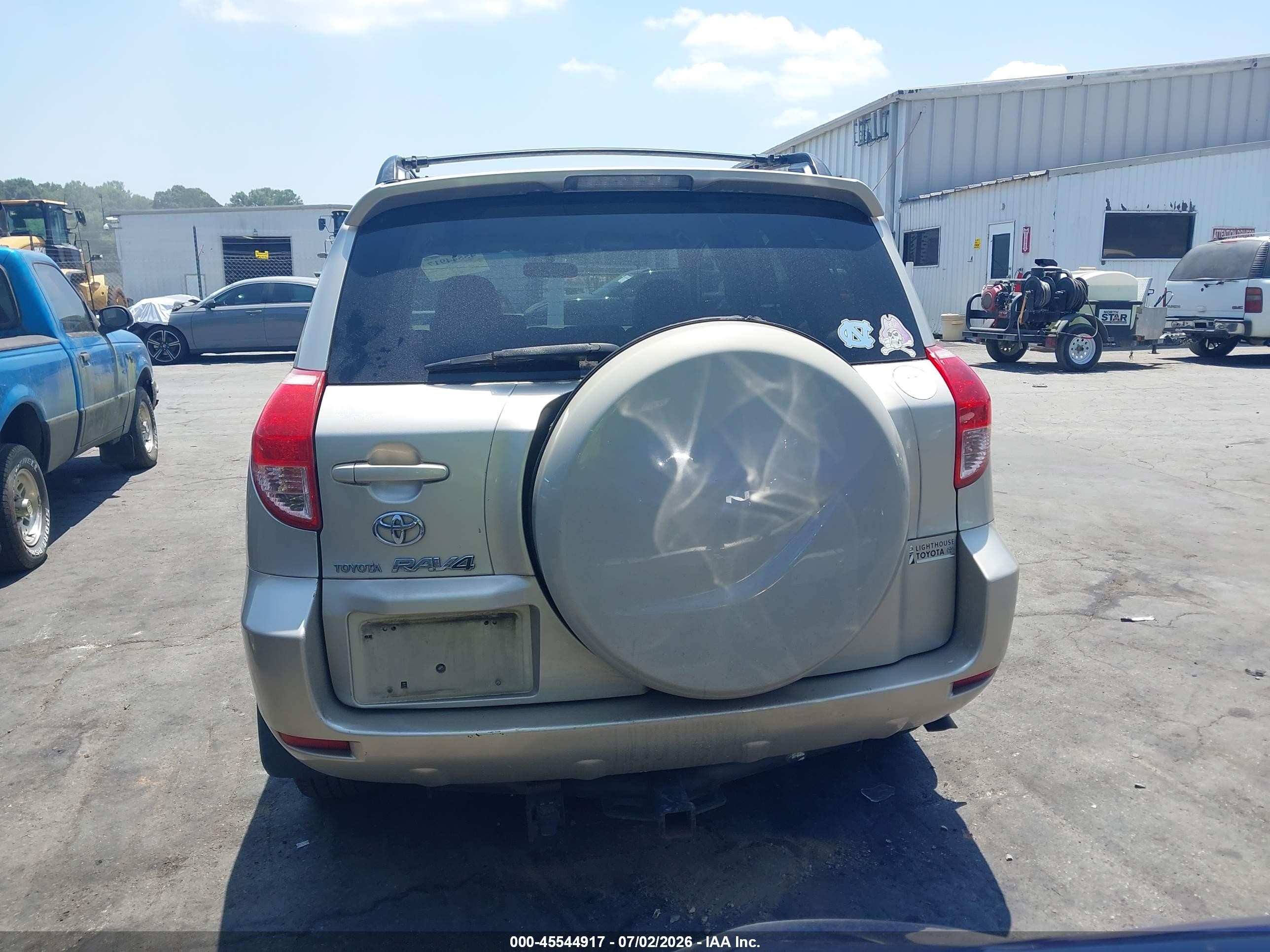 2008 Toyota Rav4 Base V6 Silver vin: JTMZK33V186012466