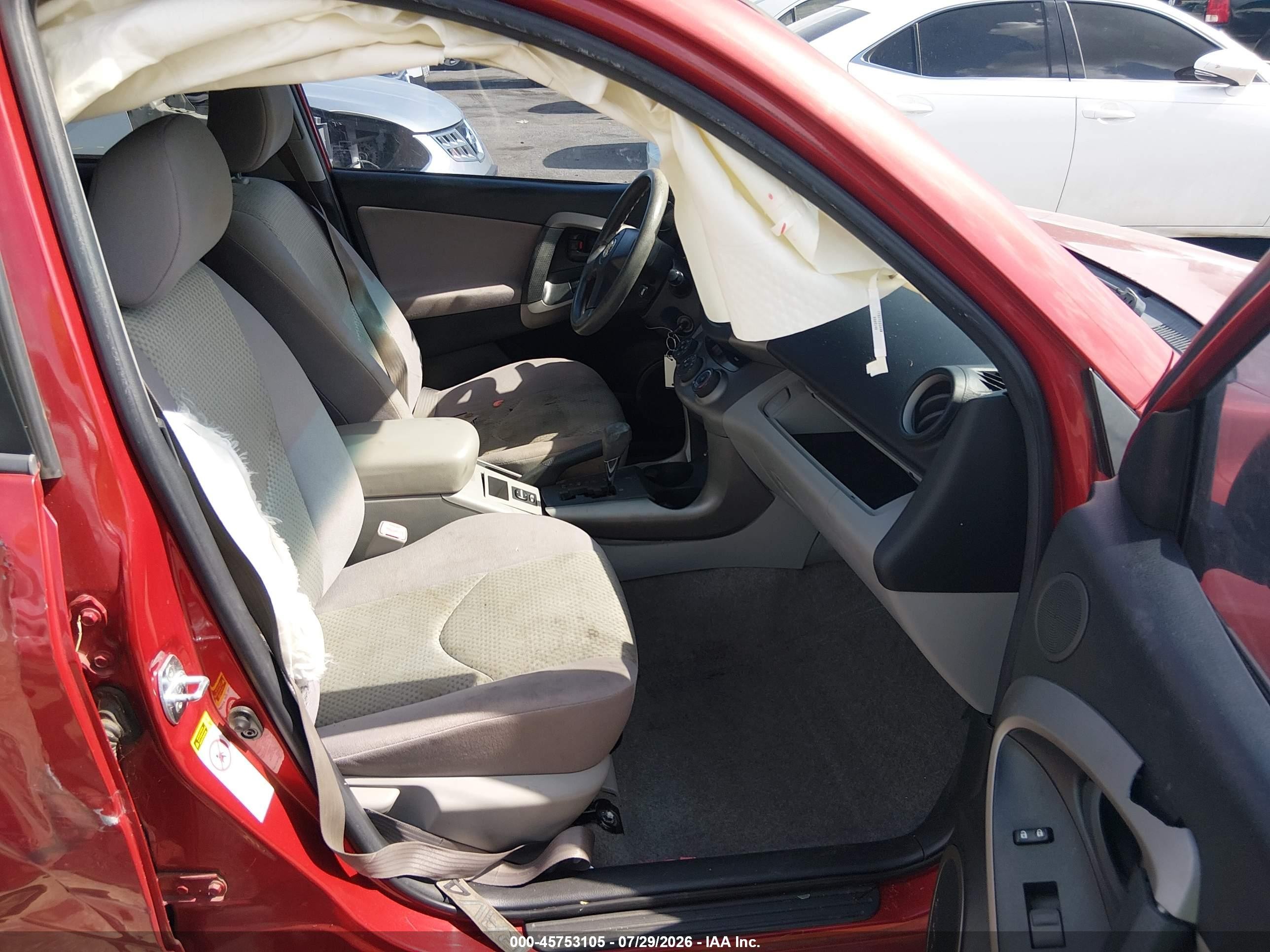 2008 Toyota Rav4 Base V6 Красный vin: JTMZK33V186012872