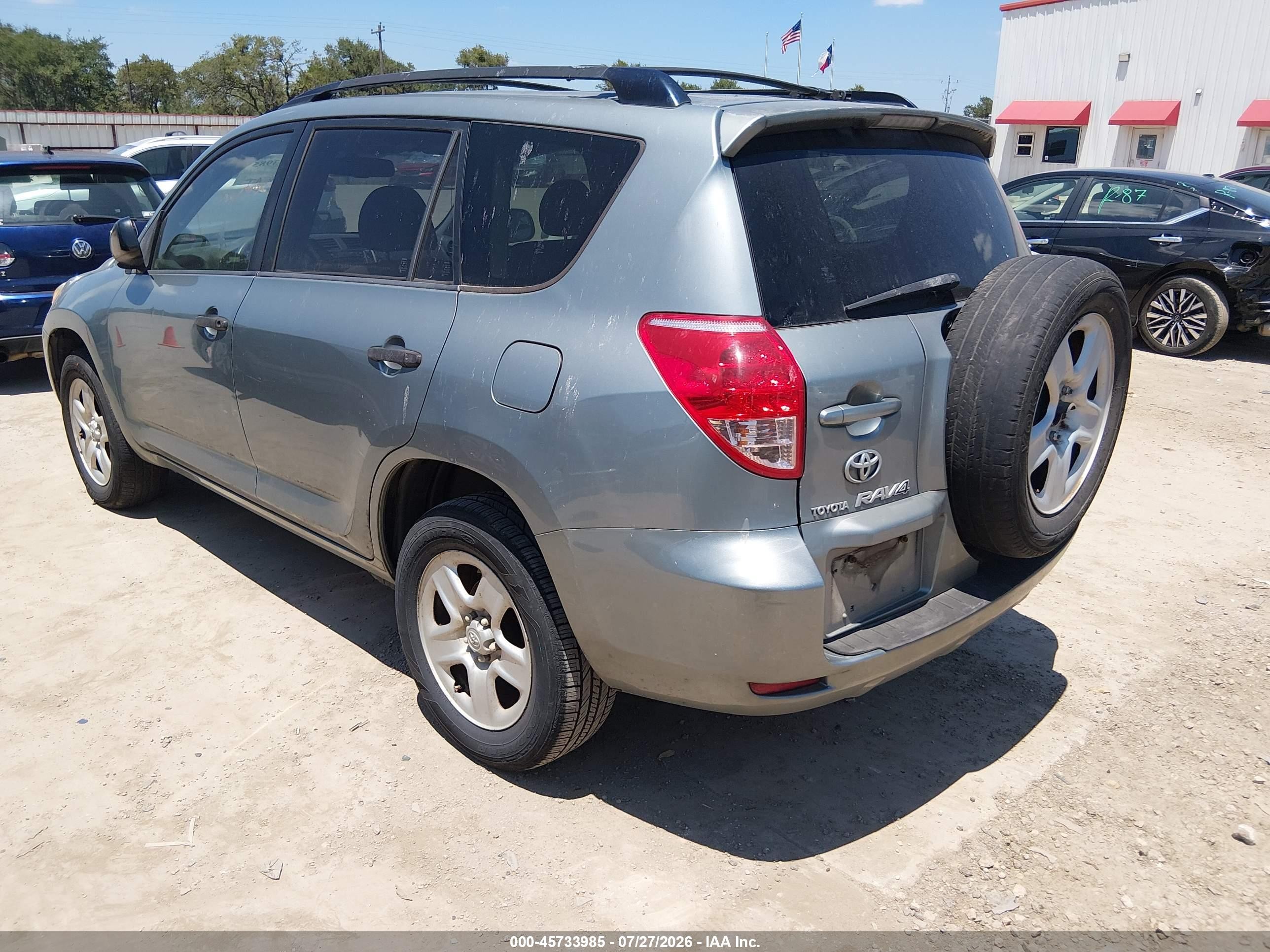 2007 Toyota Rav4 Base V6 (a5) Light Blue vin: JTMZK33V375008004