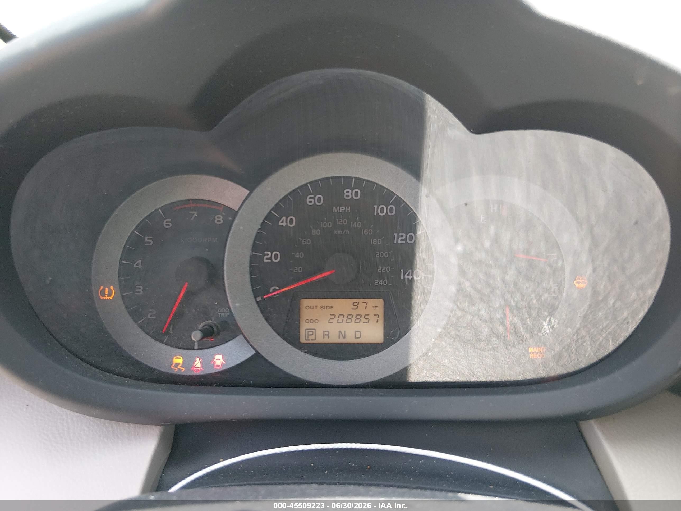 2008 Toyota Rav4 Base V6 Black vin: JTMZK33V386013375