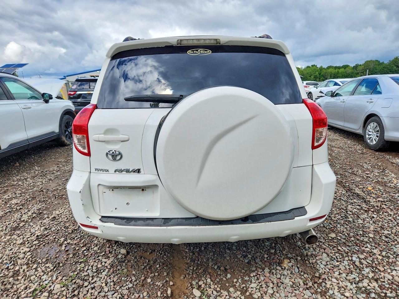 2008 Toyota Rav4 Base White vin: JTMZK33V485022978
