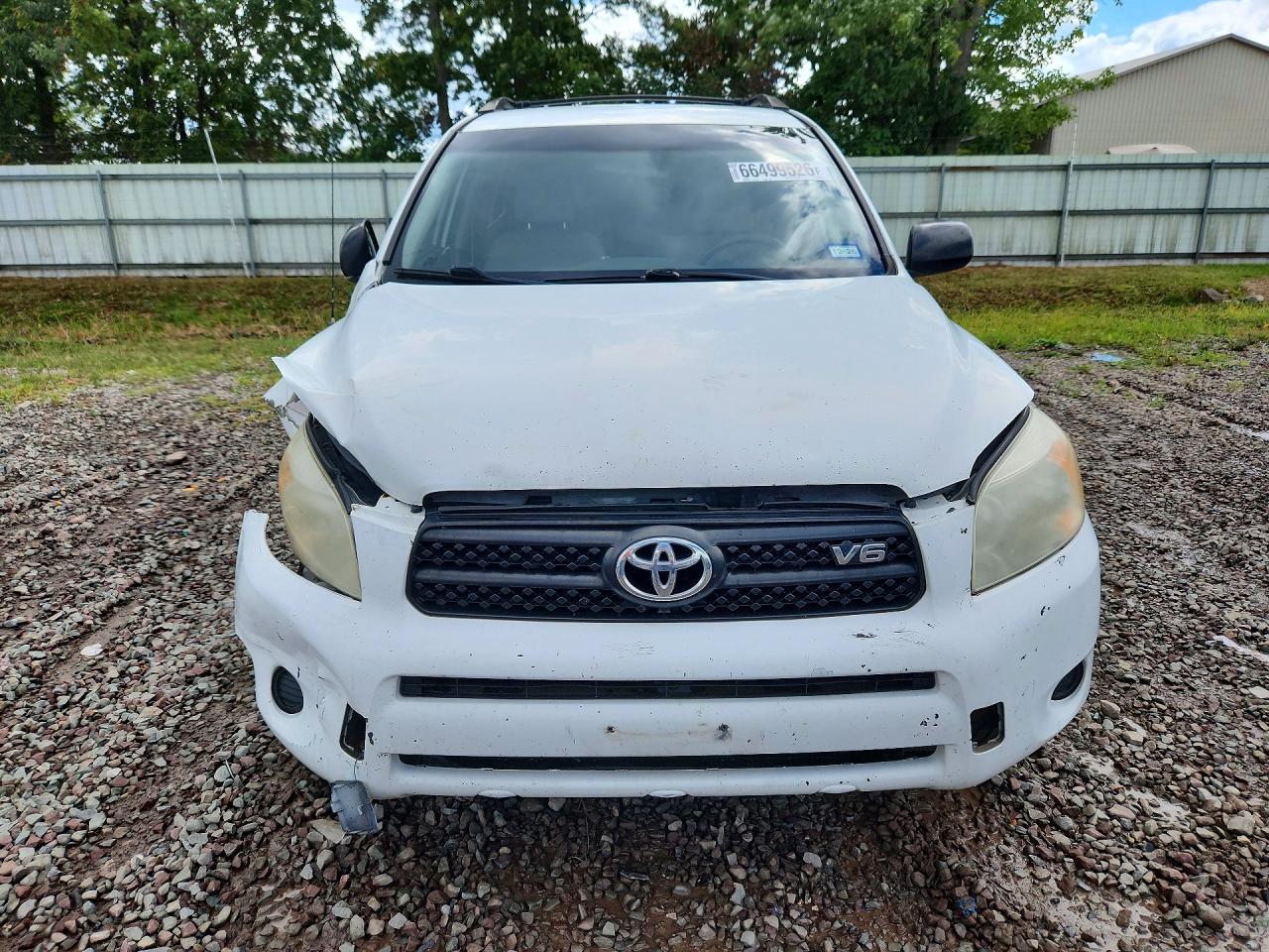 2008 Toyota Rav4 Base White vin: JTMZK33V485022978