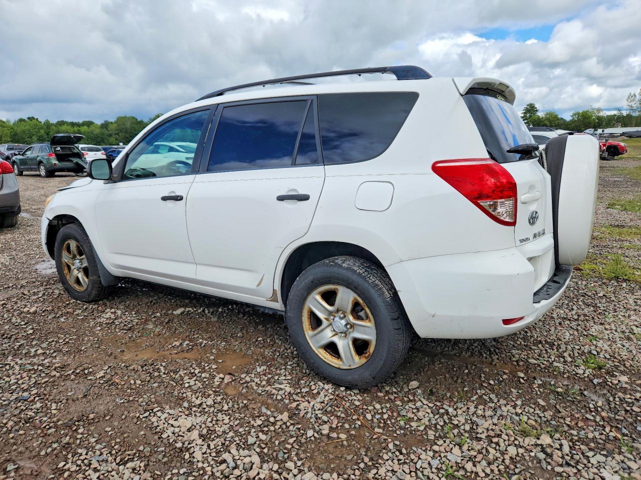 2008 Toyota Rav4 Base White vin: JTMZK33V485022978