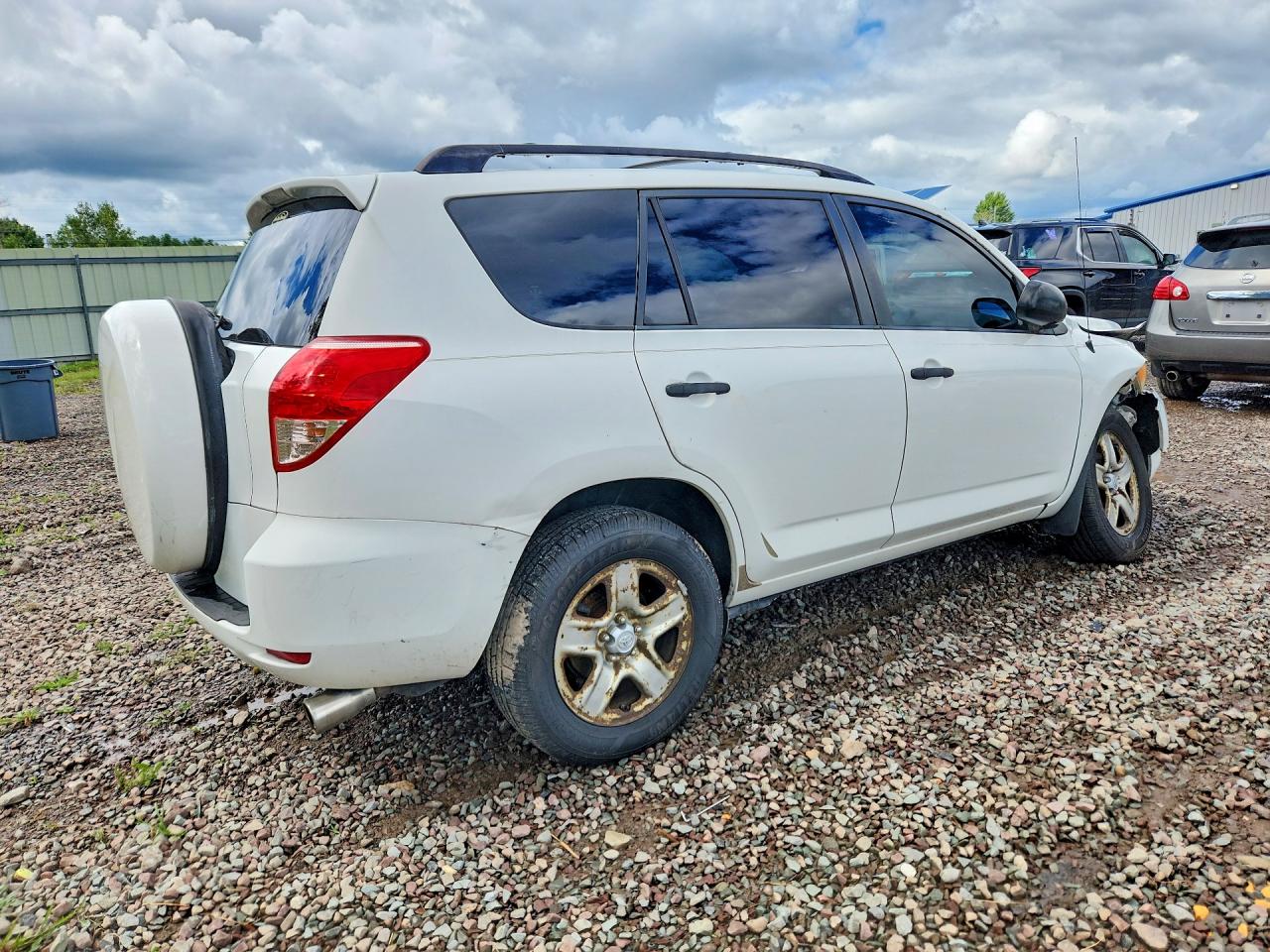 2008 Toyota Rav4 Base White vin: JTMZK33V485022978