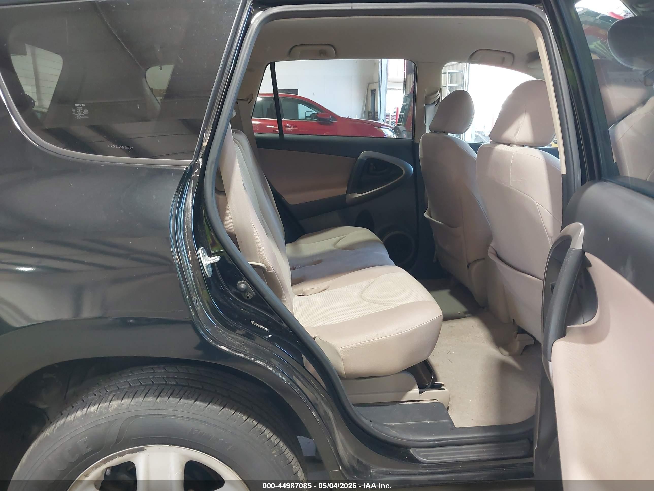 2008 Toyota Rav4 Base V6 Black vin: JTMZK33V586011367