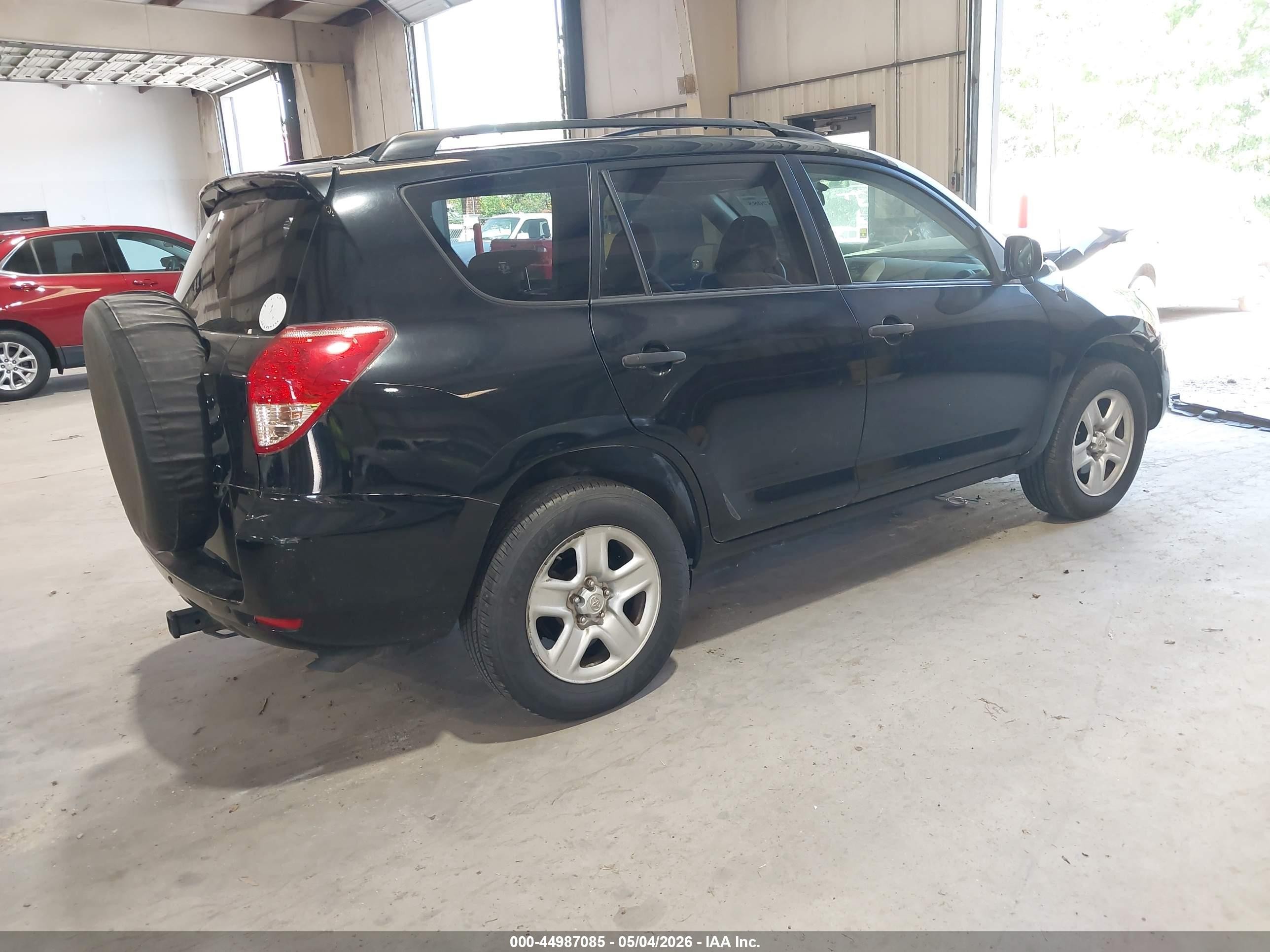 2008 Toyota Rav4 Base V6 Black vin: JTMZK33V586011367