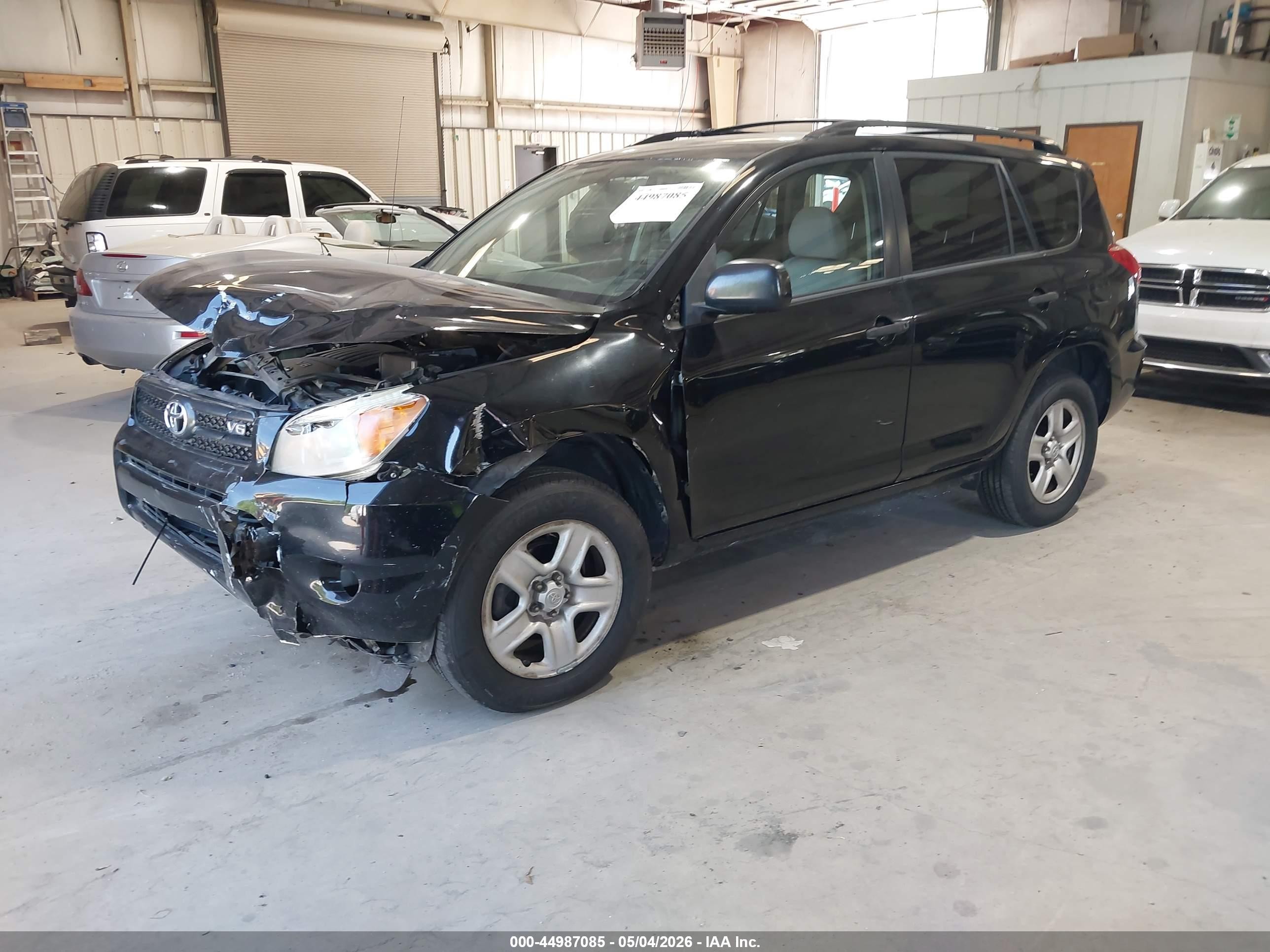 2008 Toyota Rav4 Base V6 Black vin: JTMZK33V586011367