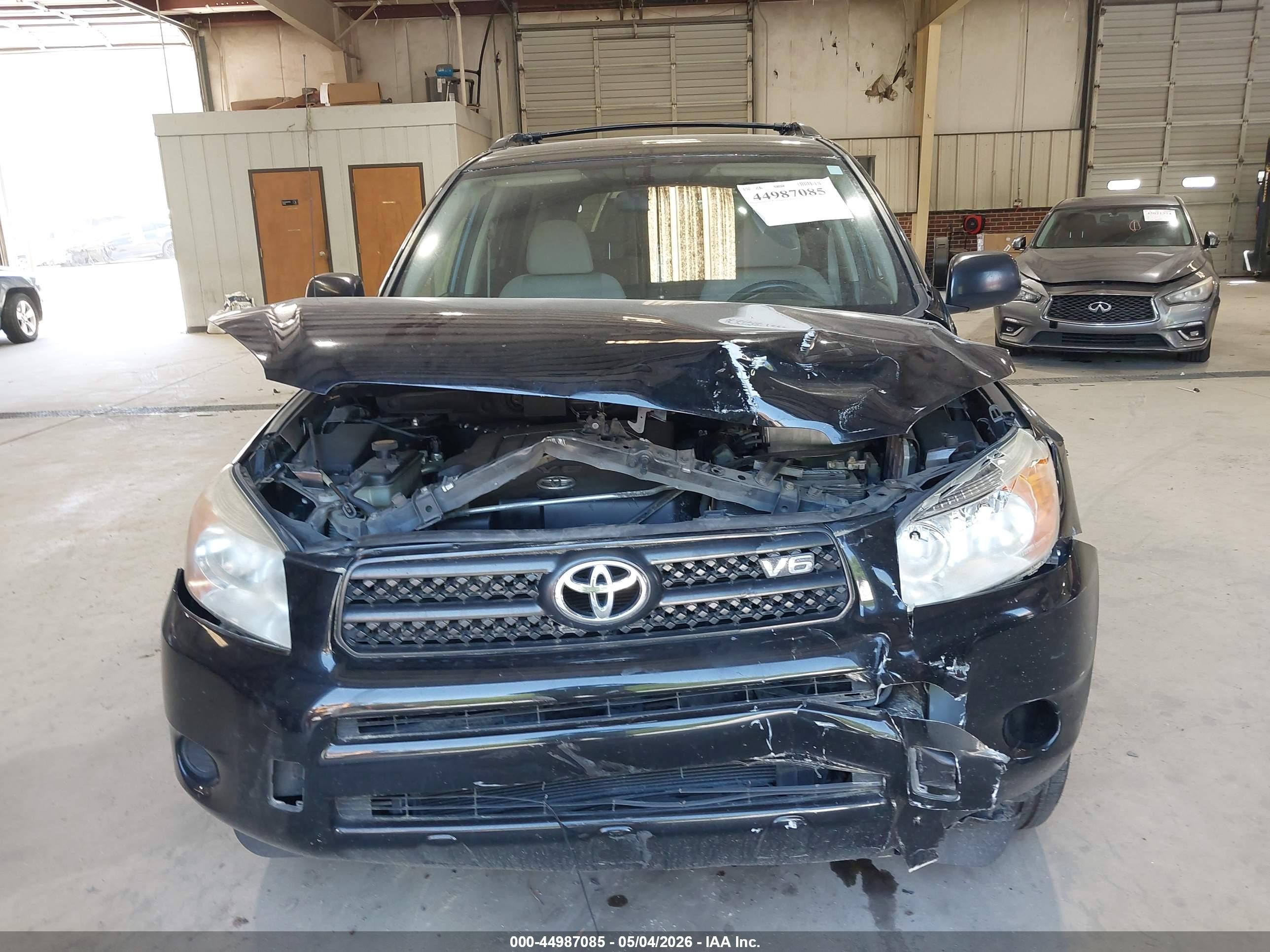 2008 Toyota Rav4 Base V6 Black vin: JTMZK33V586011367