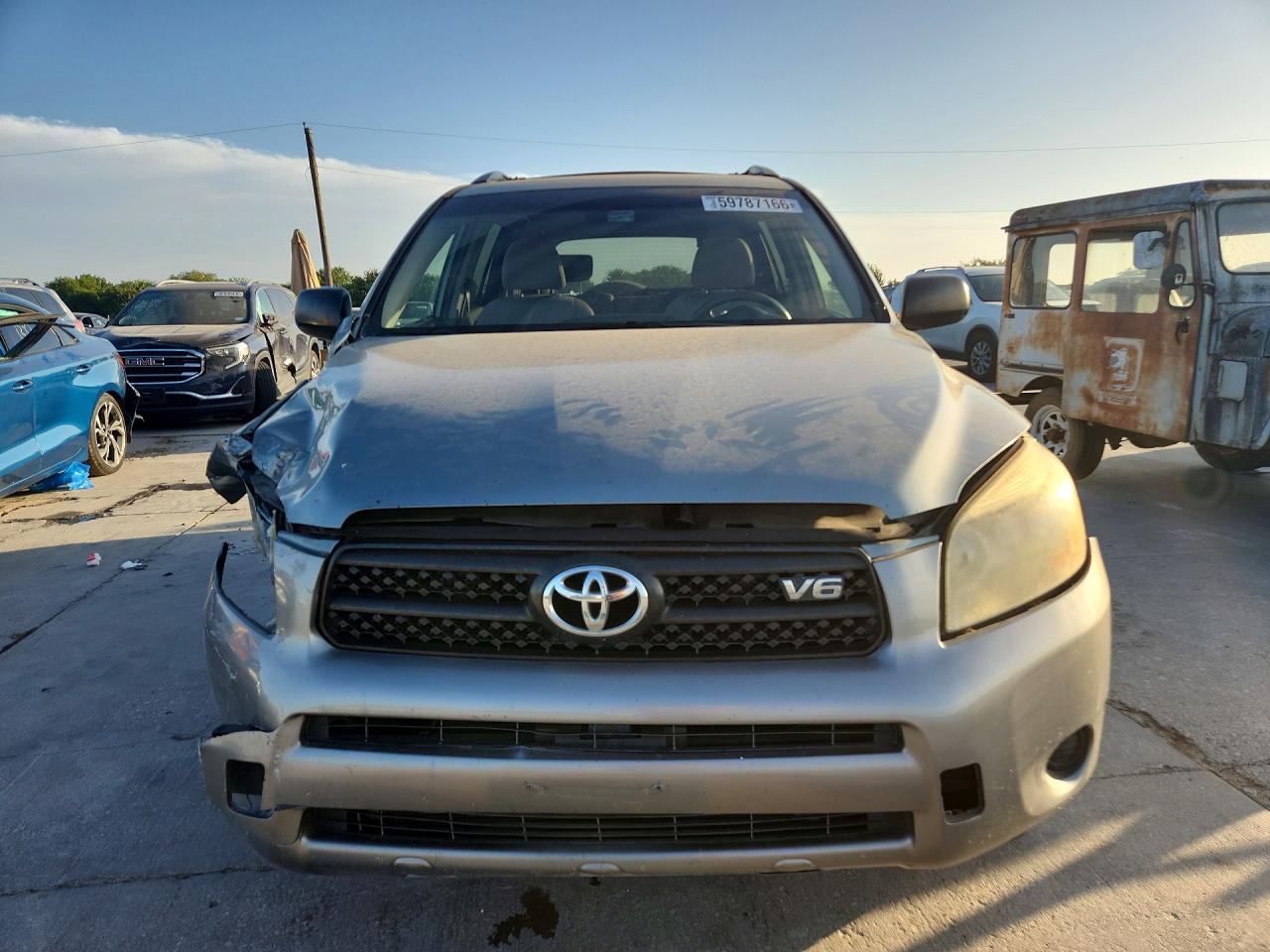 2008 Toyota Rav4 Base Gray vin: JTMZK33V586014527