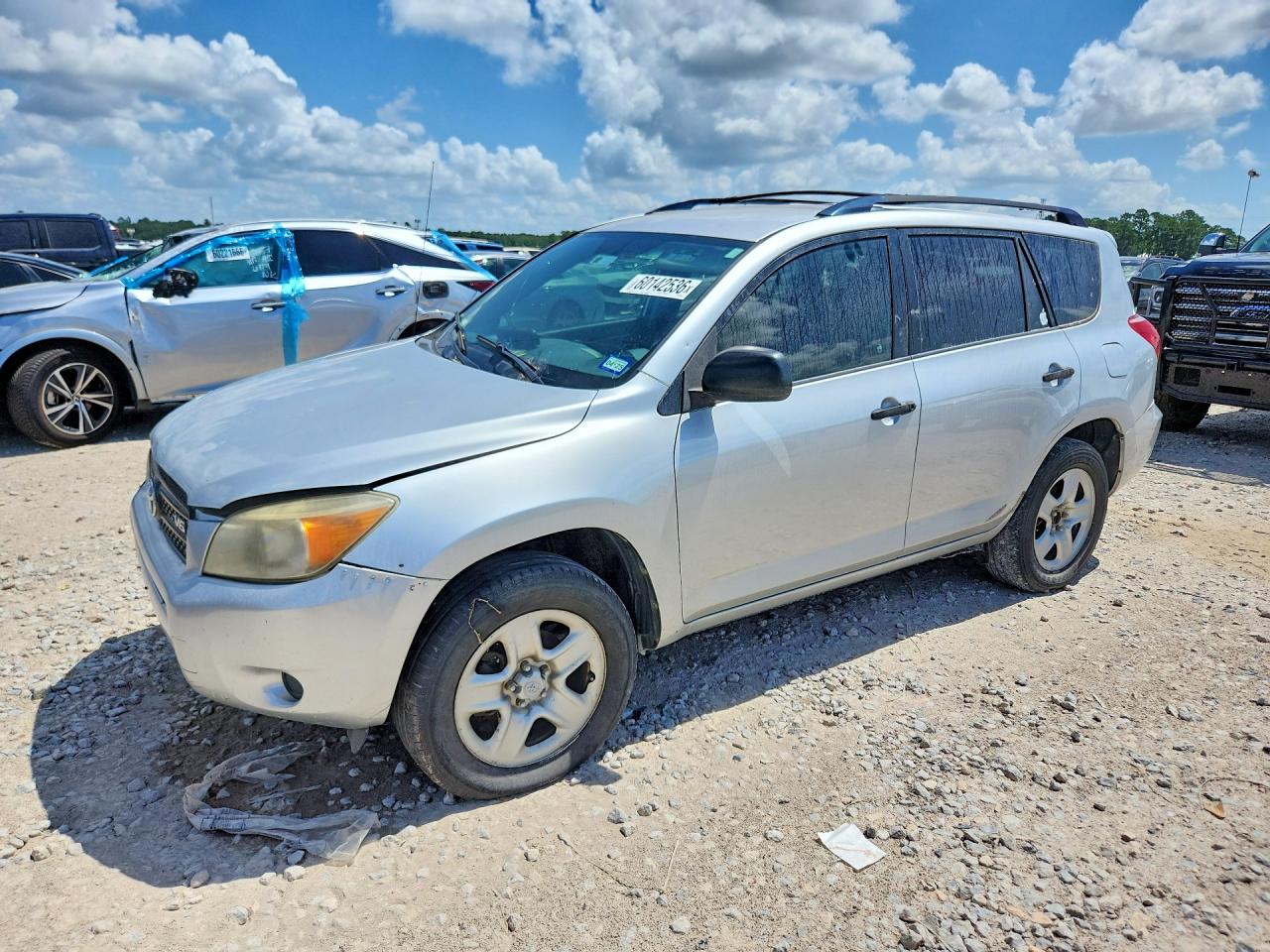 2007 Toyota Rav4 Base Silver vin: JTMZK33V675009552