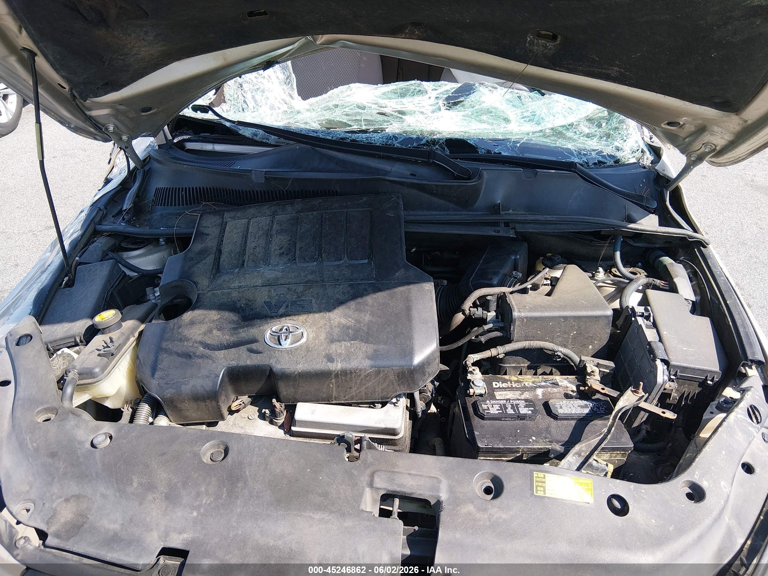 2008 Toyota Rav4 Base V6 Silver vin: JTMZK33V686010986