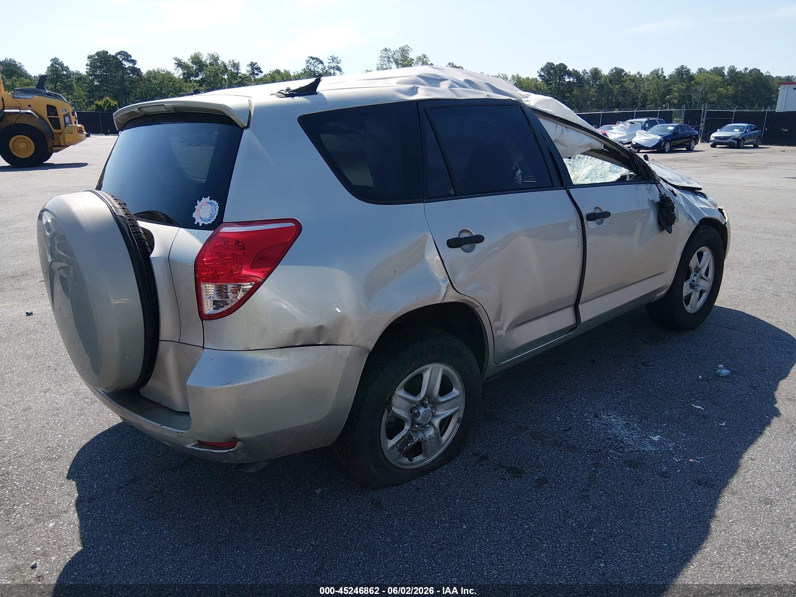 2008 Toyota Rav4 Base V6 Silver vin: JTMZK33V686010986