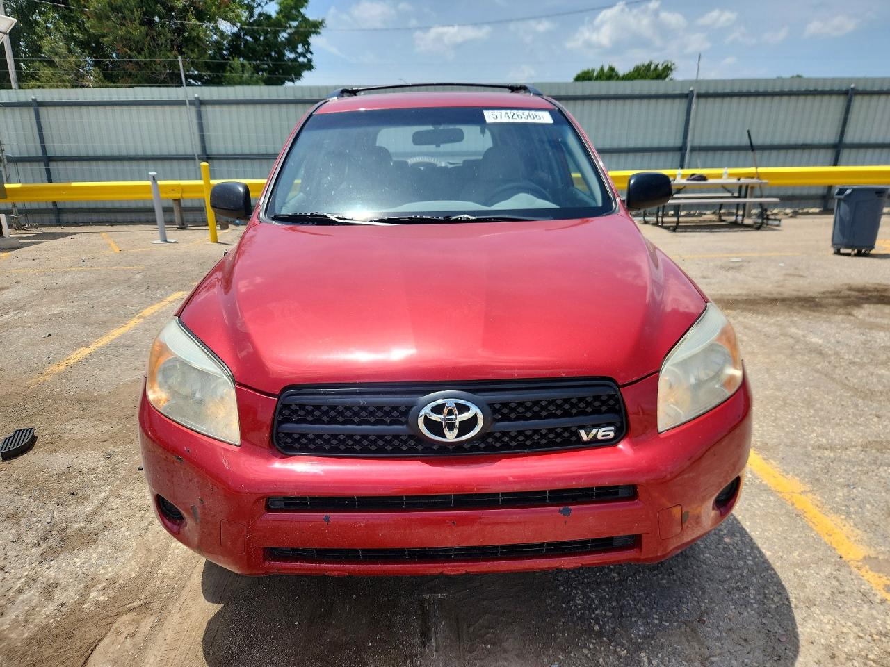 2008 Toyota Rav4 Base Red vin: JTMZK33V686012849