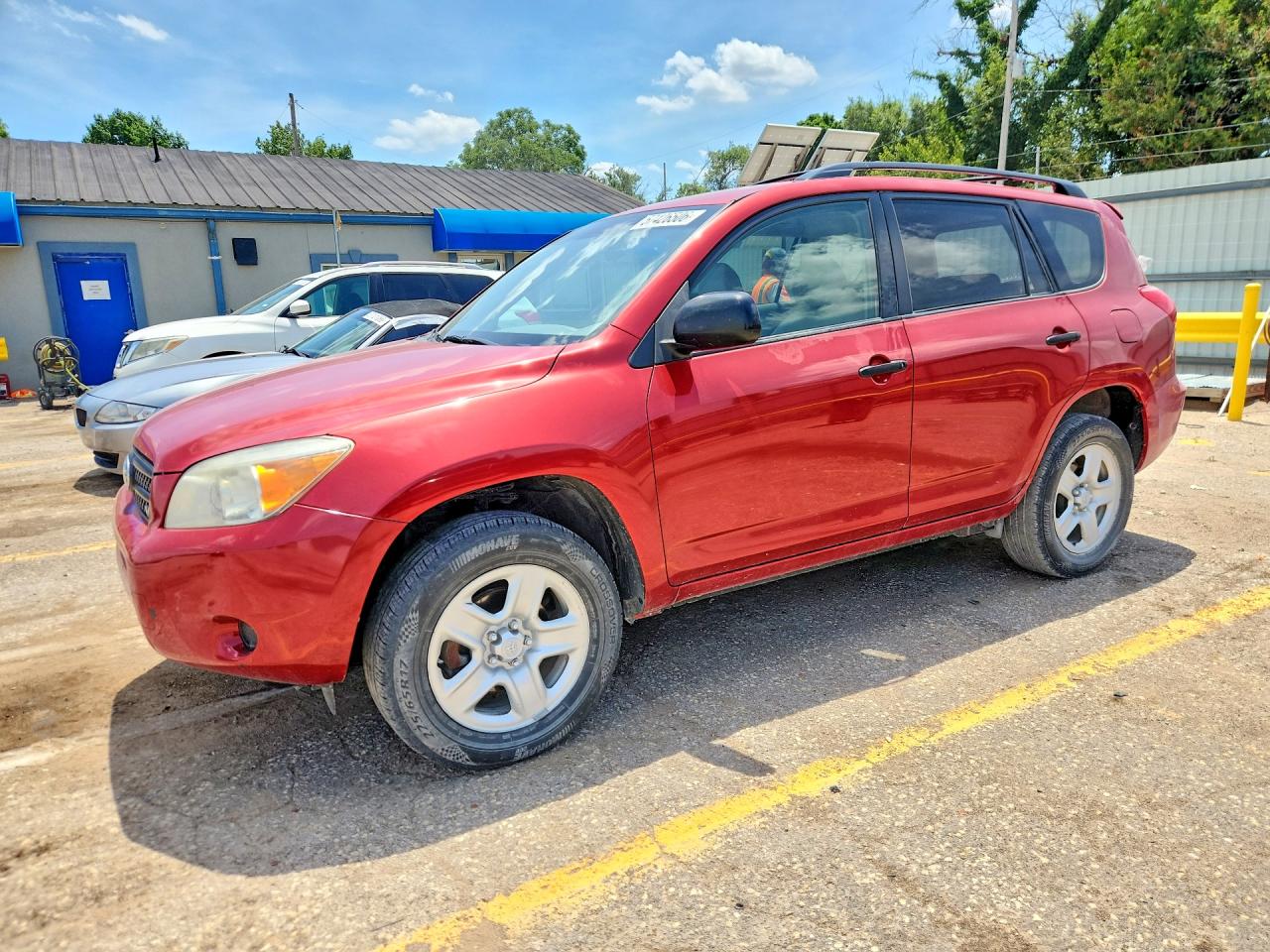 2008 Toyota Rav4 Base Red vin: JTMZK33V686012849