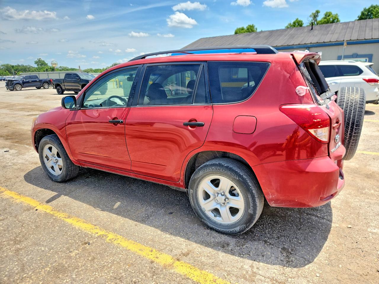 2008 Toyota Rav4 Base Red vin: JTMZK33V686012849
