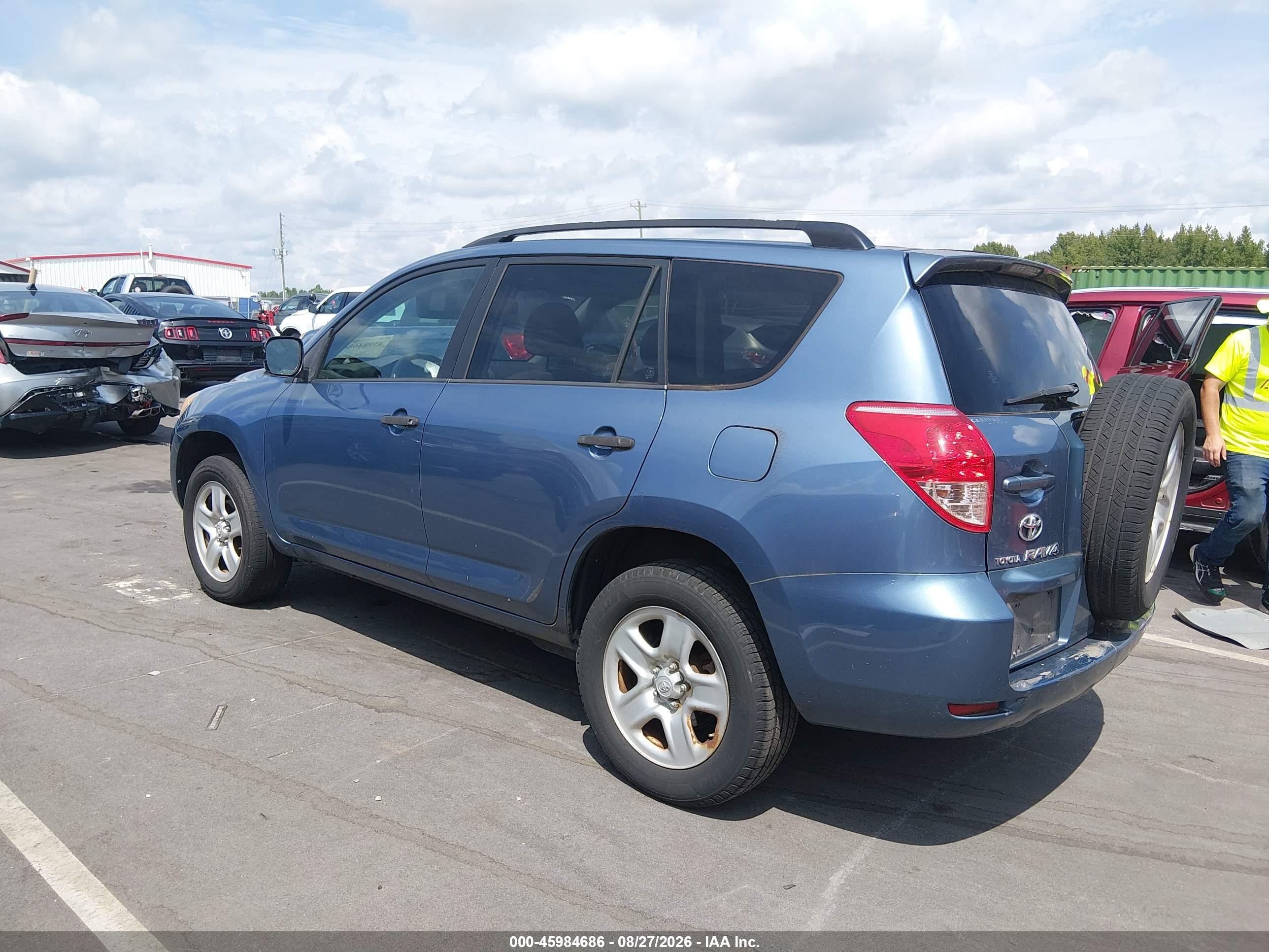 2007 Toyota Rav4 Base V6 (a5) Light Blue vin: JTMZK33V775012914
