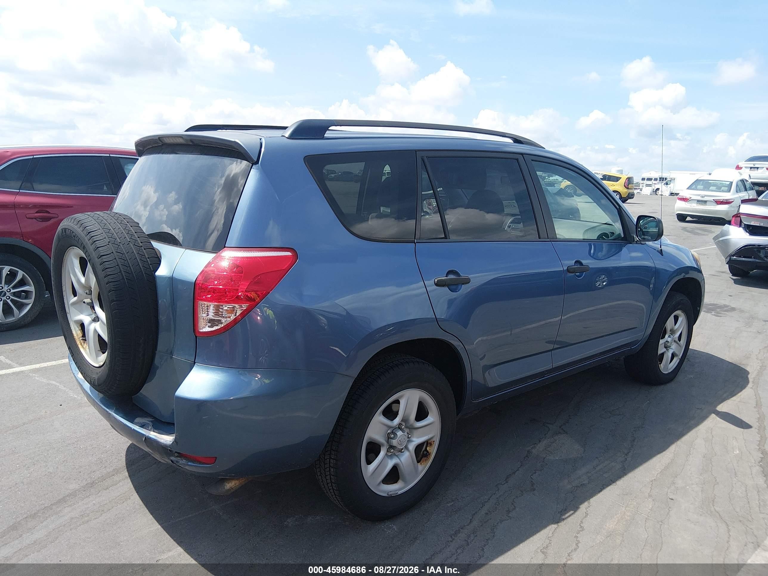 2007 Toyota Rav4 Base V6 (a5) Light Blue vin: JTMZK33V775012914