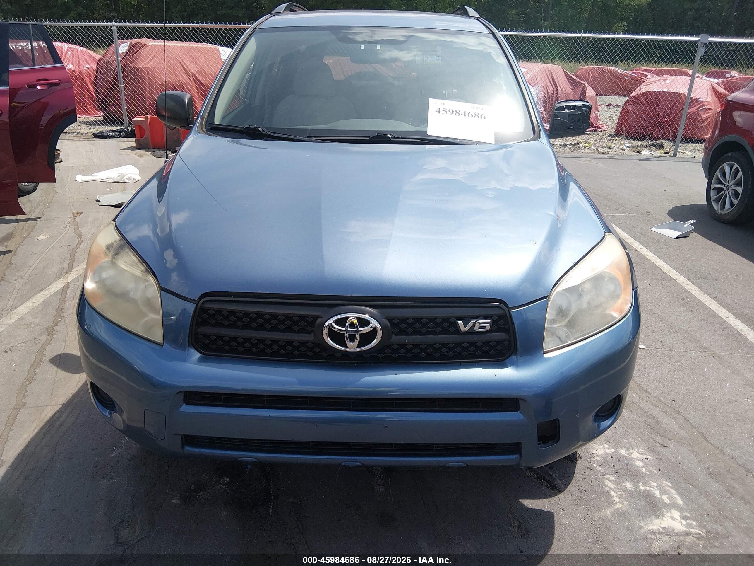 2007 Toyota Rav4 Base V6 (a5) Light Blue vin: JTMZK33V775012914