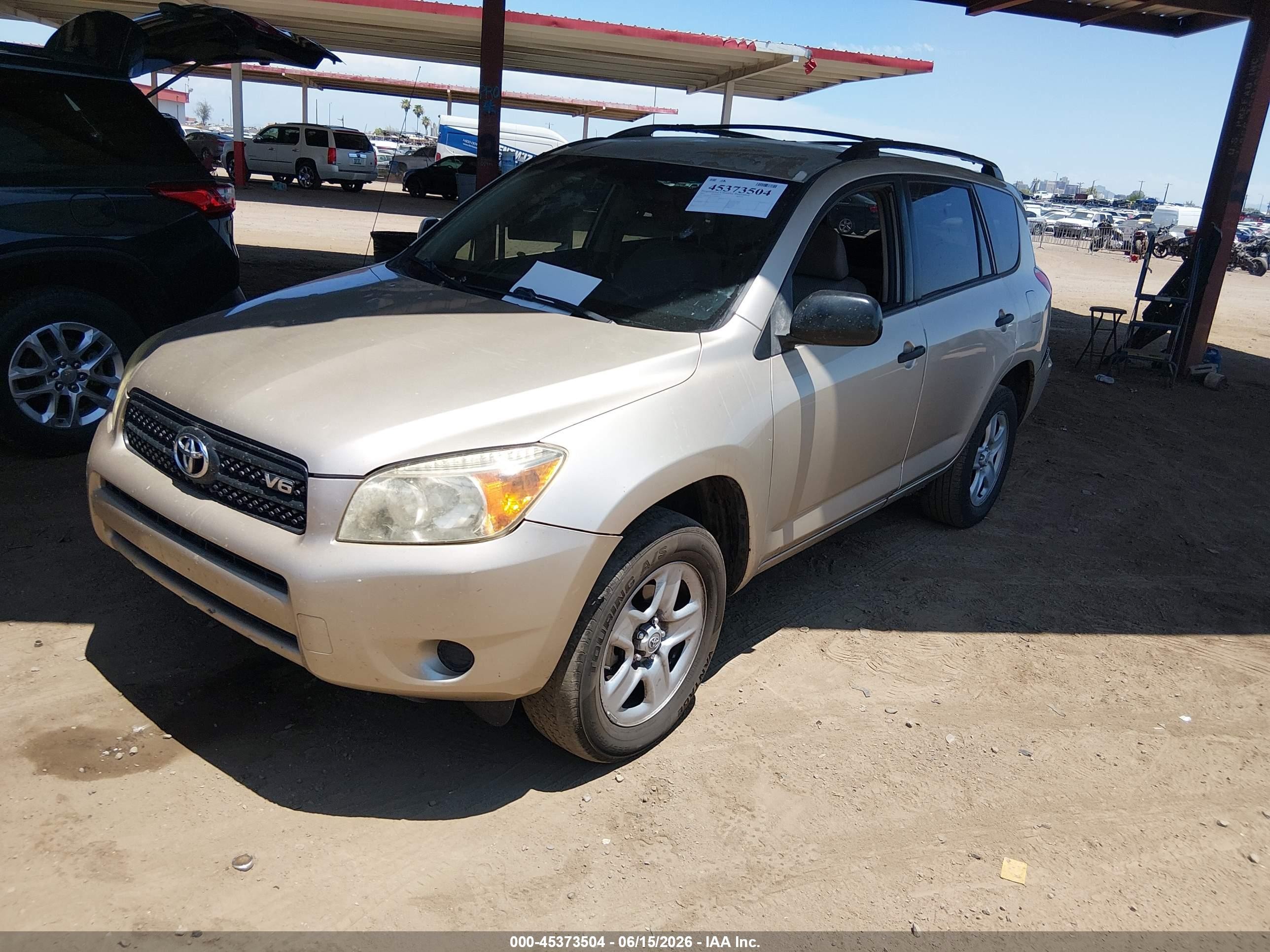 2007 Toyota Rav4 Base V6 (a5) Beige vin: JTMZK33V775014954