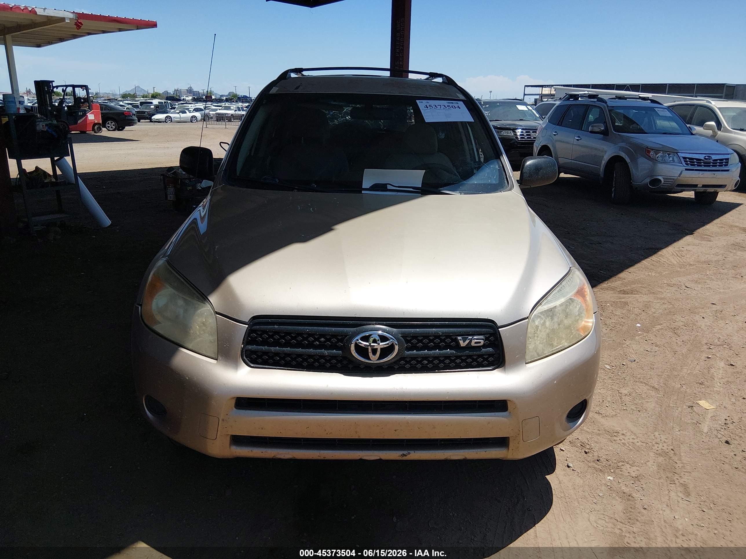 2007 Toyota Rav4 Base V6 (a5) Beige vin: JTMZK33V775014954