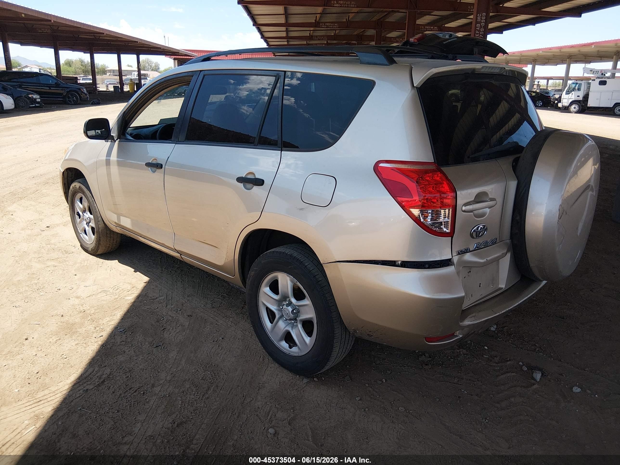2007 Toyota Rav4 Base V6 (a5) Beige vin: JTMZK33V775014954