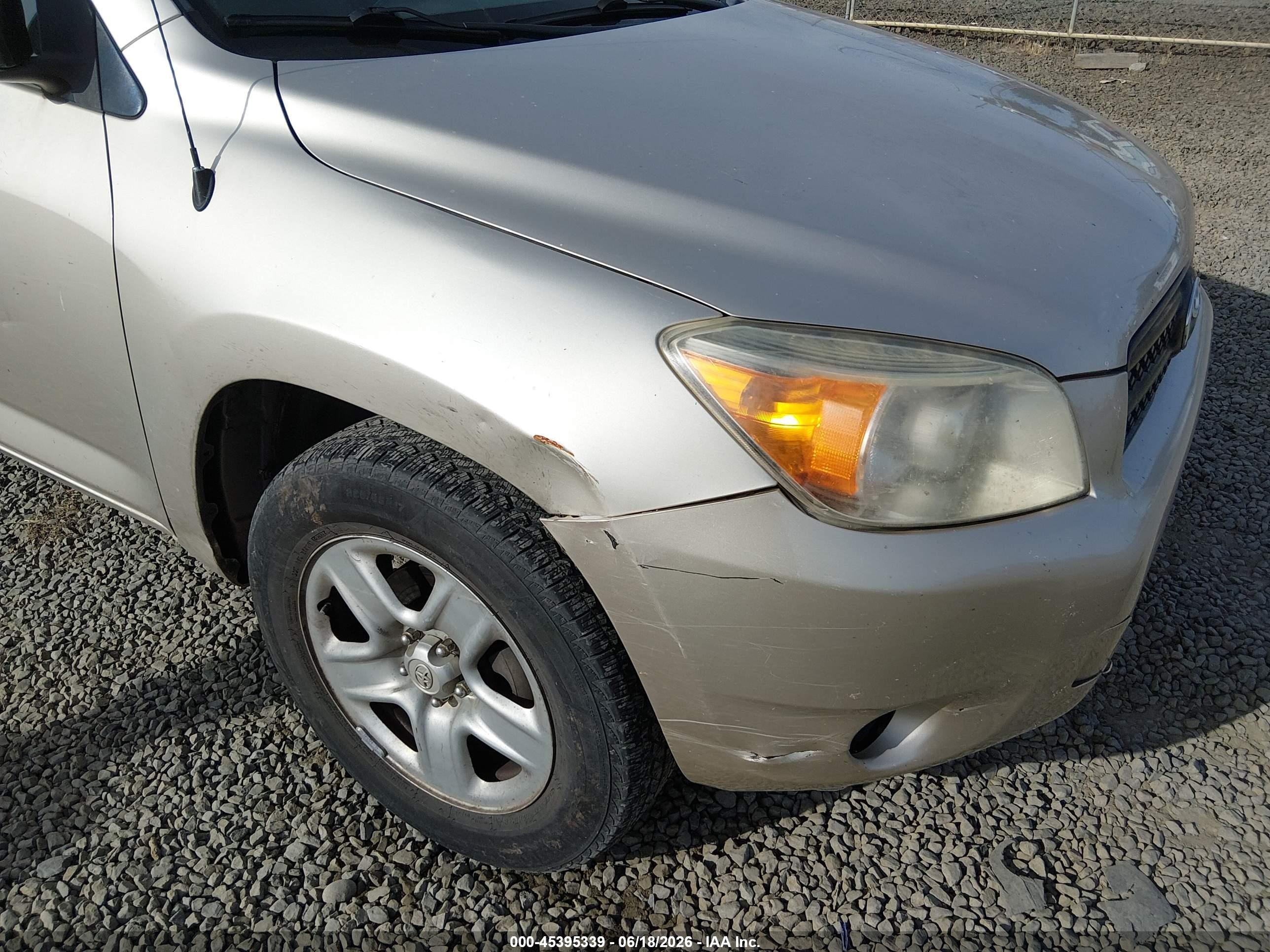 2007 Toyota Rav4 Base V6 (a5) Gold vin: JTMZK33V776004452