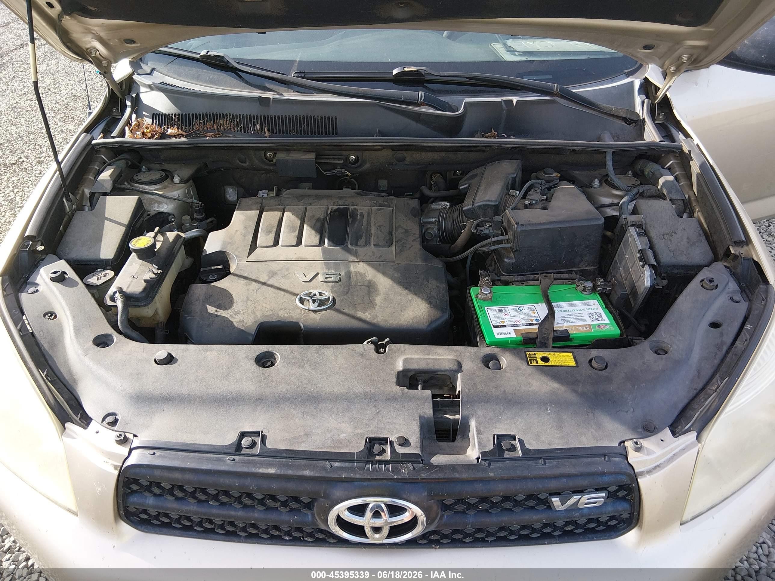 2007 Toyota Rav4 Base V6 (a5) Gold vin: JTMZK33V776004452