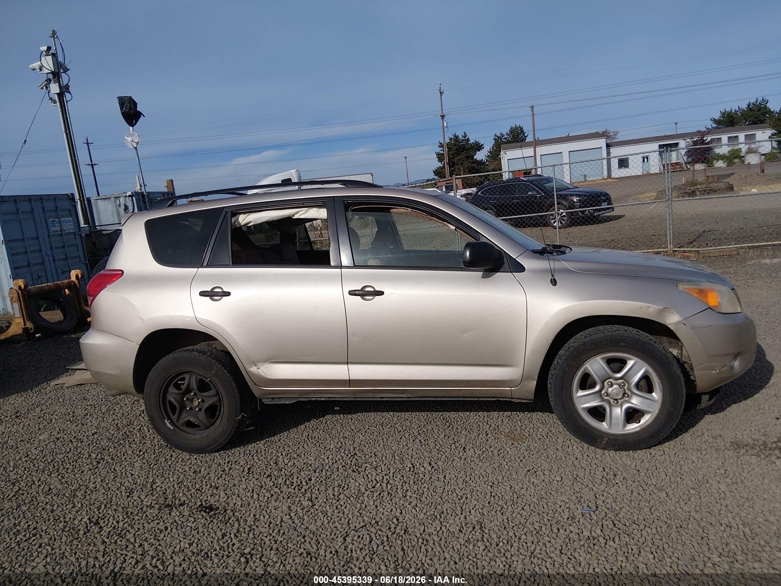 2007 Toyota Rav4 Base V6 (a5) Gold vin: JTMZK33V776004452