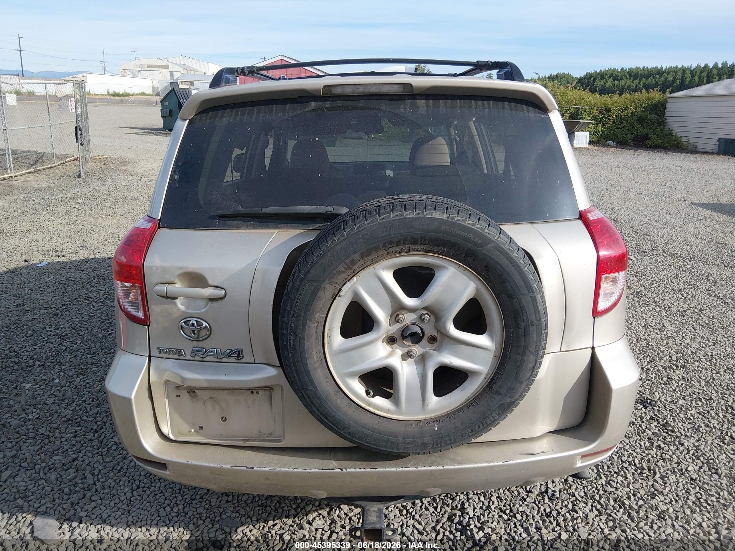 2007 Toyota Rav4 Base V6 (a5) Gold vin: JTMZK33V776004452