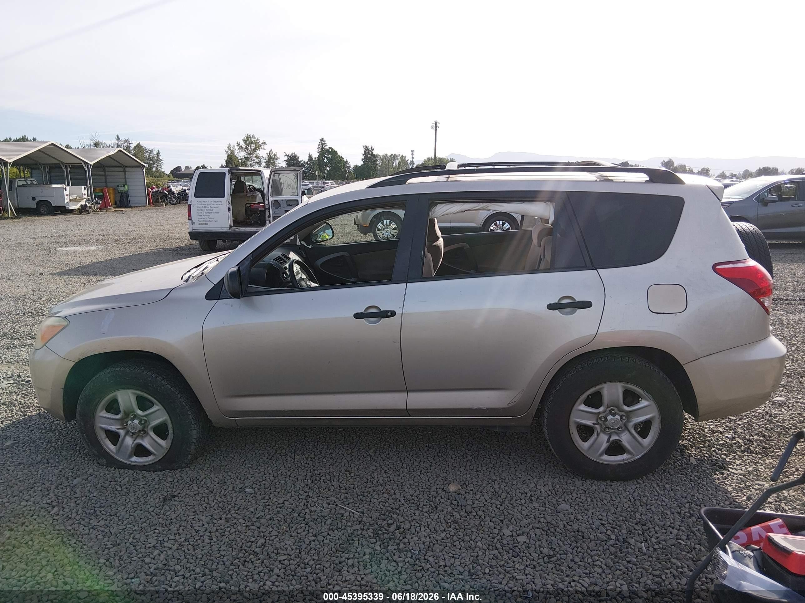2007 Toyota Rav4 Base V6 (a5) Gold vin: JTMZK33V776004452