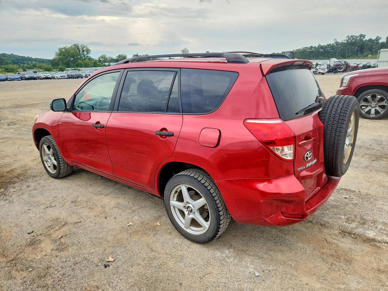 2006 Toyota Rav4 Base Red vin: JTMZK33V866001963