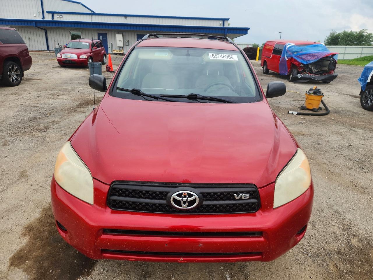 2006 Toyota Rav4 Base Red vin: JTMZK33V866001963