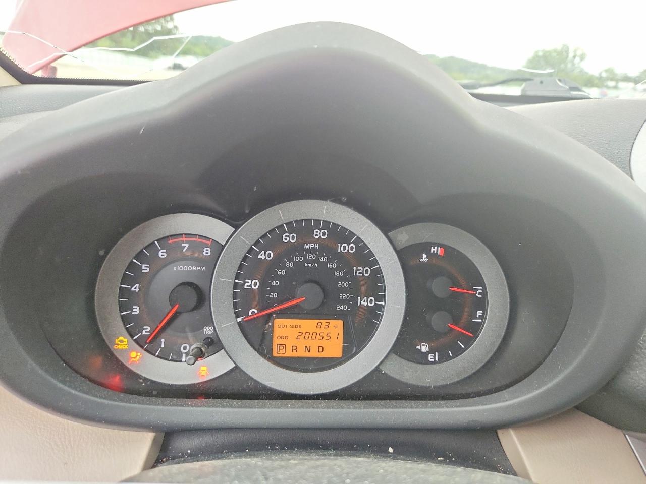 2006 Toyota Rav4 Base Red vin: JTMZK33V866001963