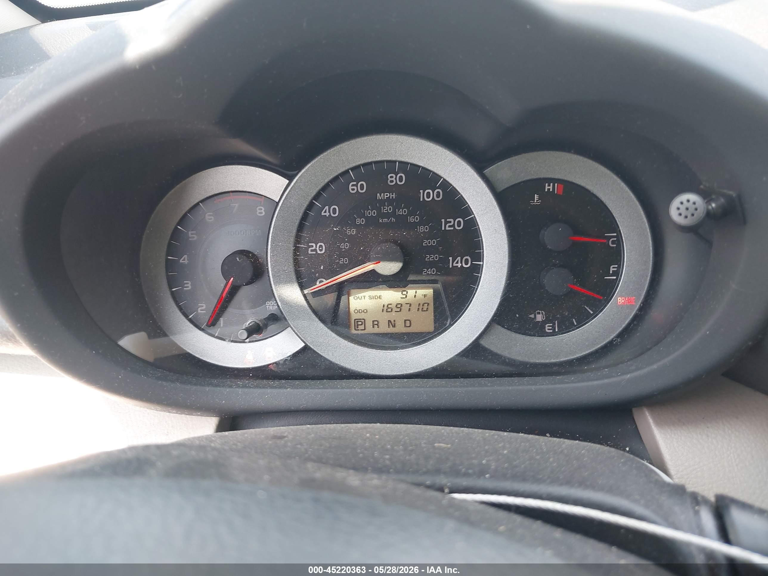 2008 Toyota Rav4 Base V6 Gold vin: JTMZK33V885019145