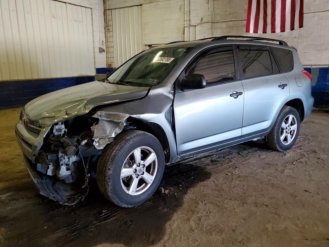 2006 Toyota Rav4 Base Blue vin: JTMZK33V966000465