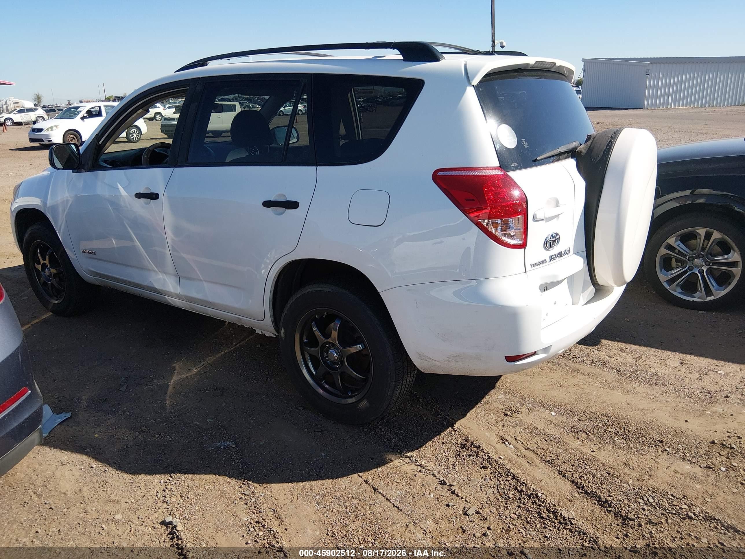 2007 Toyota Rav4 Base V6 (a5) White vin: JTMZK33V975011800