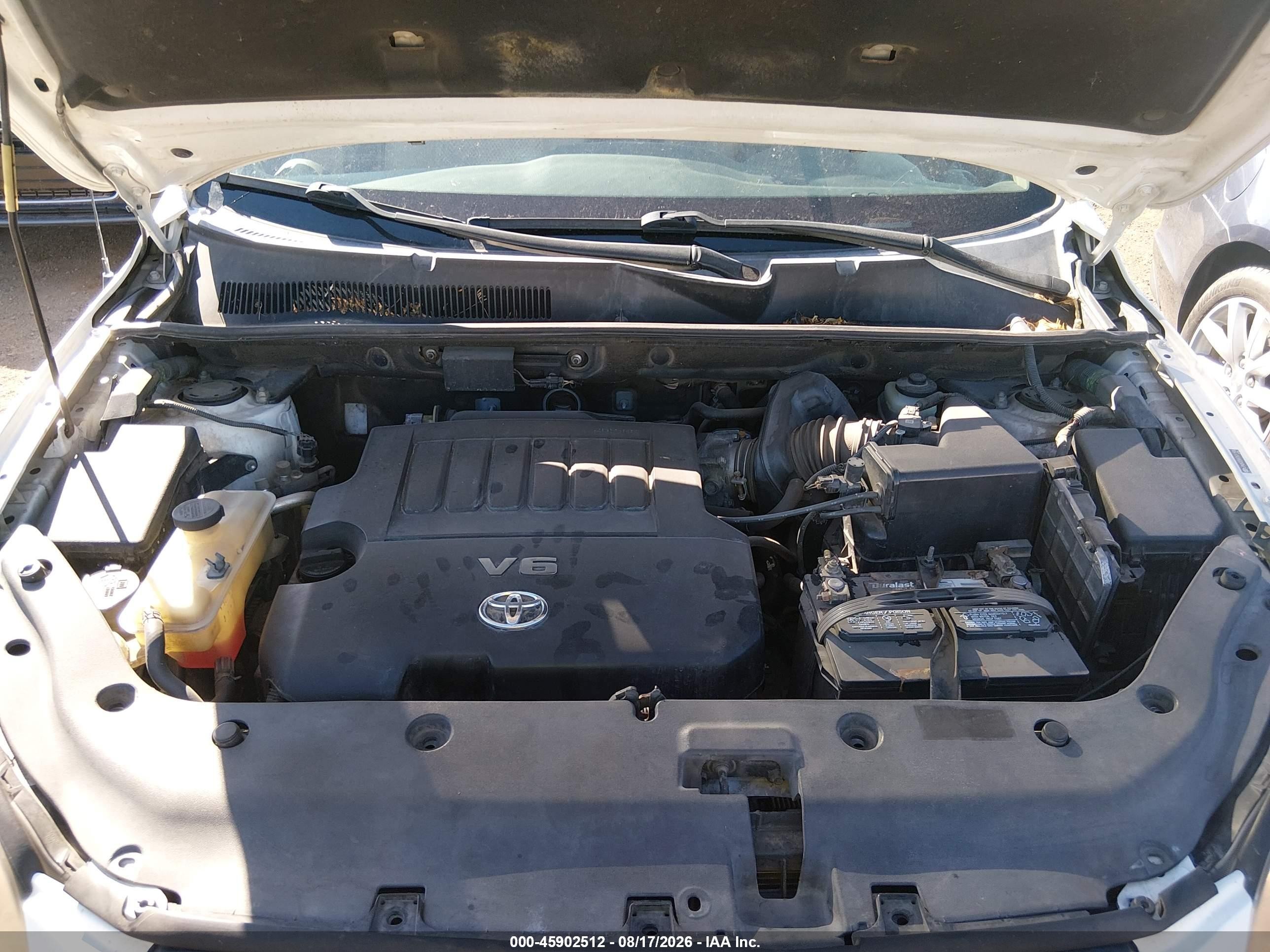 2007 Toyota Rav4 Base V6 (a5) White vin: JTMZK33V975011800