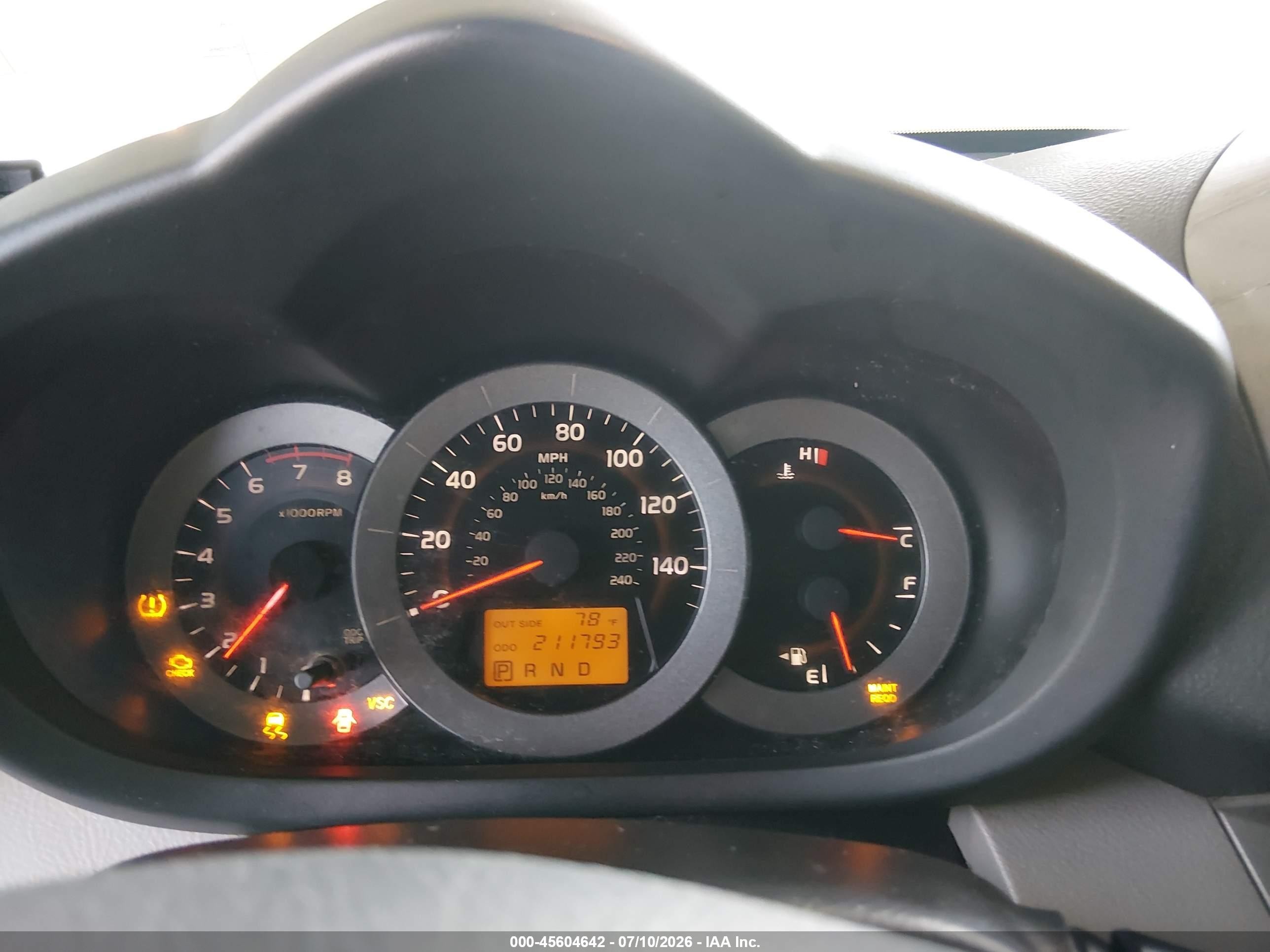 2008 Toyota Rav4 Base V6 Gray vin: JTMZK33V985020143